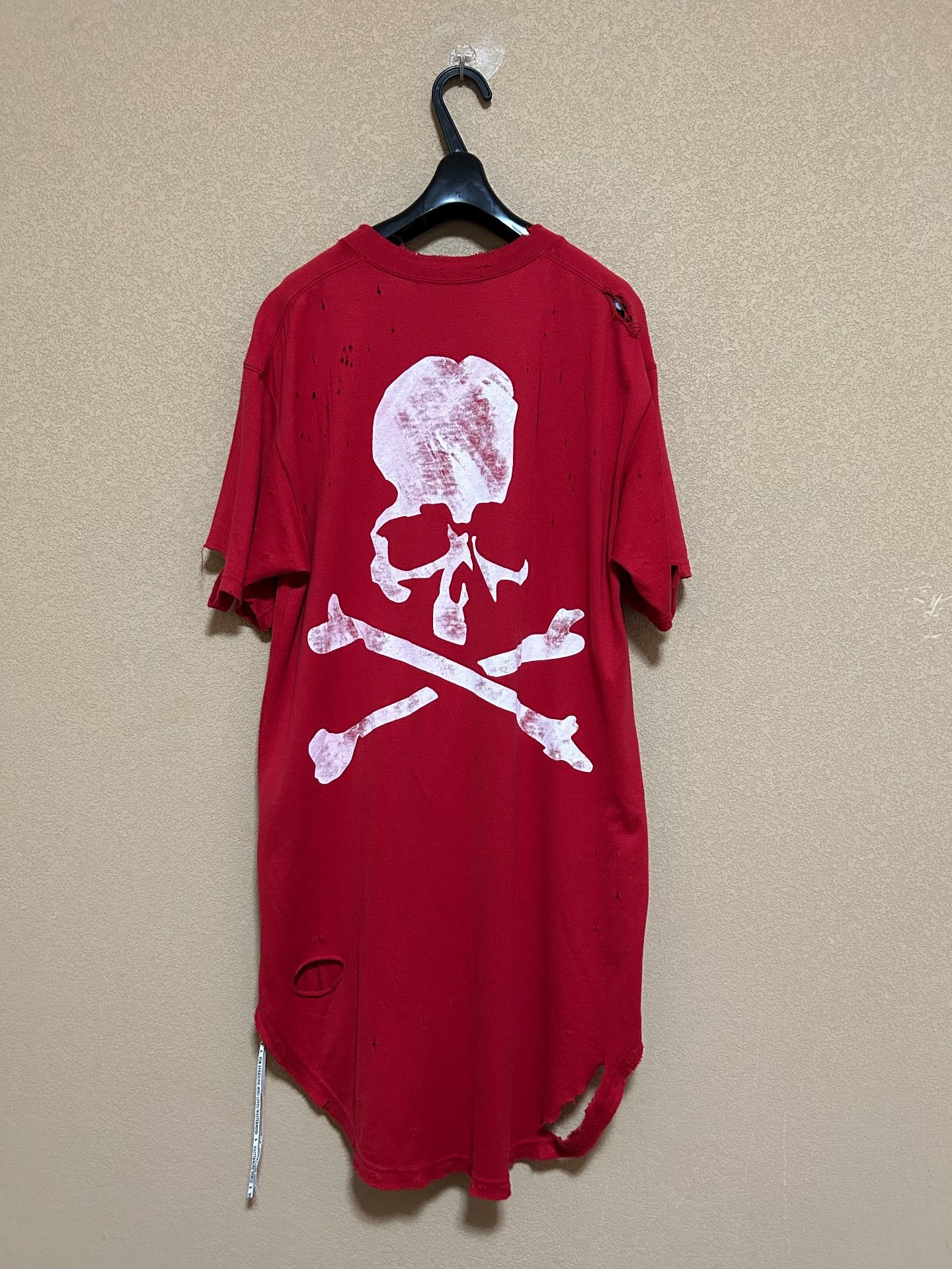 Mastermind World mastermind world MMW2018 Back Skull Destroyed Red T-Shirt Size US M / EU 48-50 / 2 - 1 Thumbnail