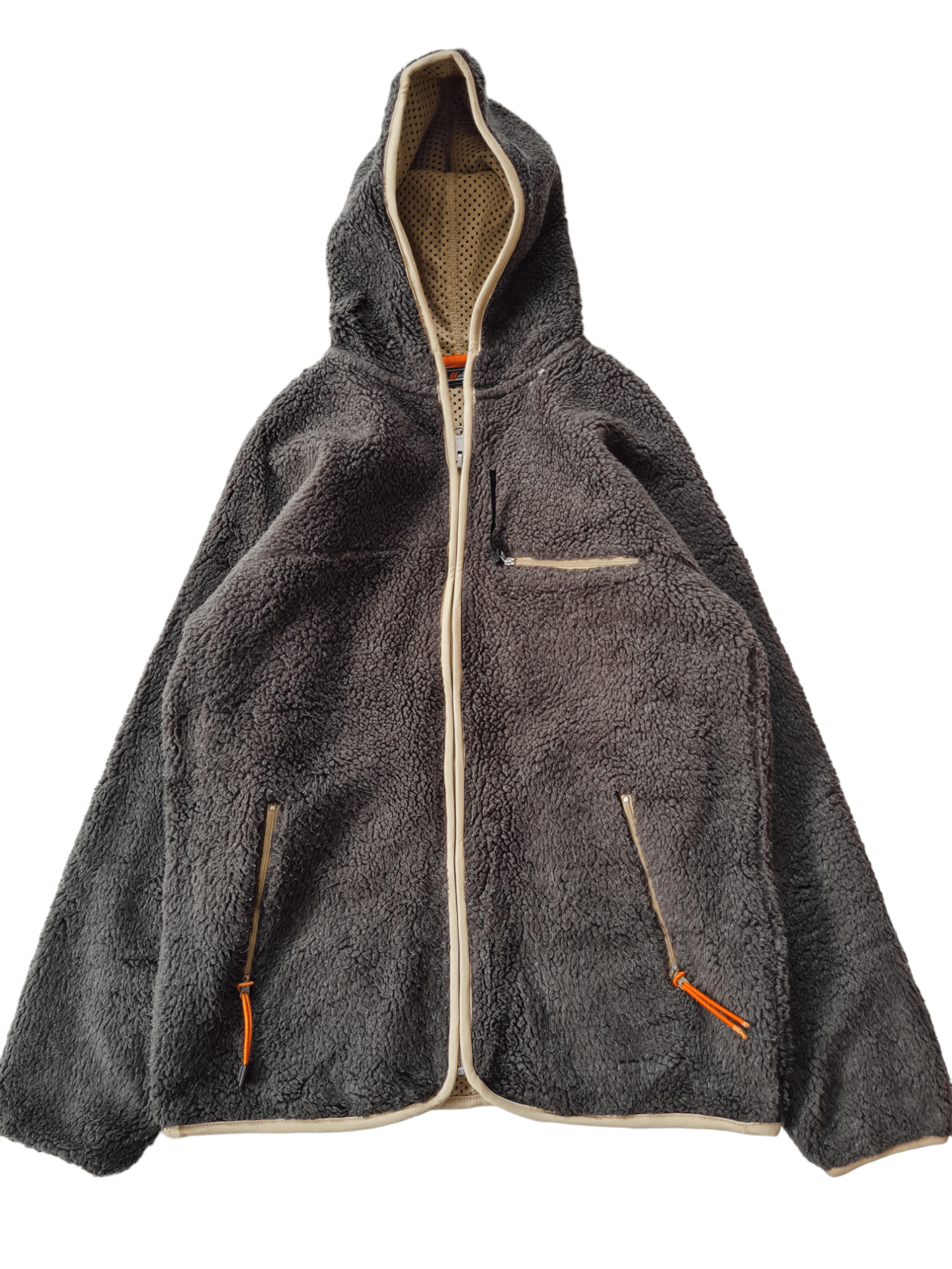 Vintage Maladoy Sherpa Jacket Hoodie Size US L / EU 52-54 / 3 - 1 Thumbnail