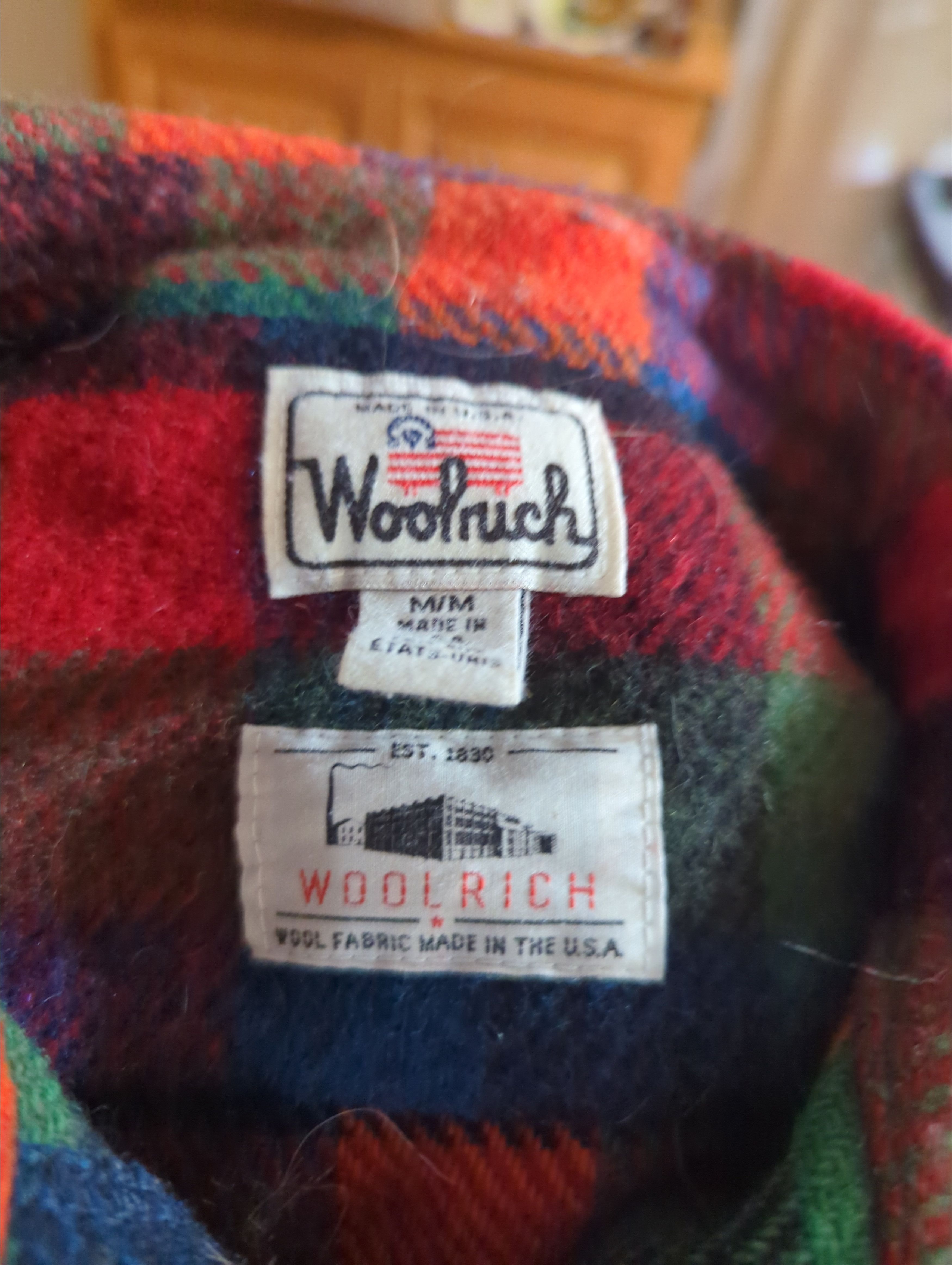 Woolrich Woolen Mills Woolrich Plaid Wool Shirt Jacket Size US M / EU 48-50 / 2 - 2 Thumbnail