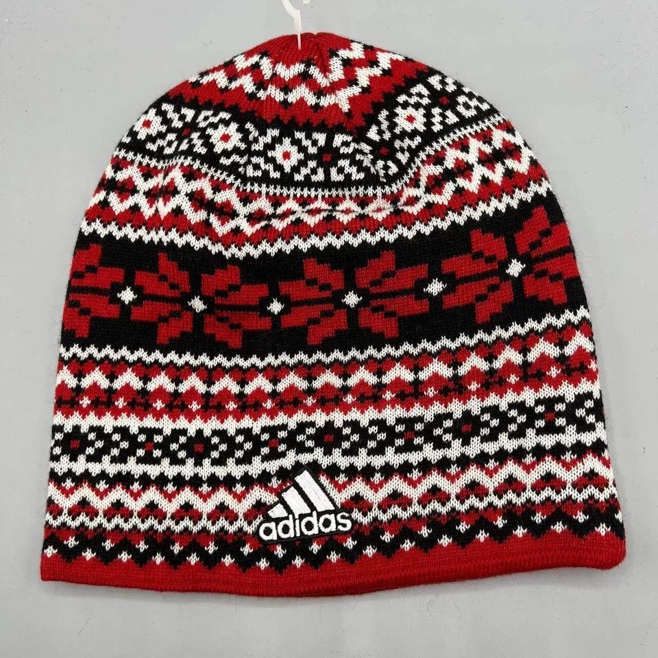 Adidas Louisville Cardinals Hat Men Adidas NFL Beanie Cap New Adult Size ONE SIZE - 2 Thumbnail