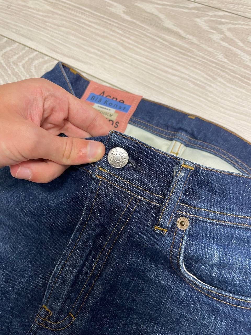 Acne Studios × Japanese Brand × Vintage Acne Studios Bla Konst Skinny Denim Jeans Y2K Size US 30 / EU 46 - 5 Thumbnail
