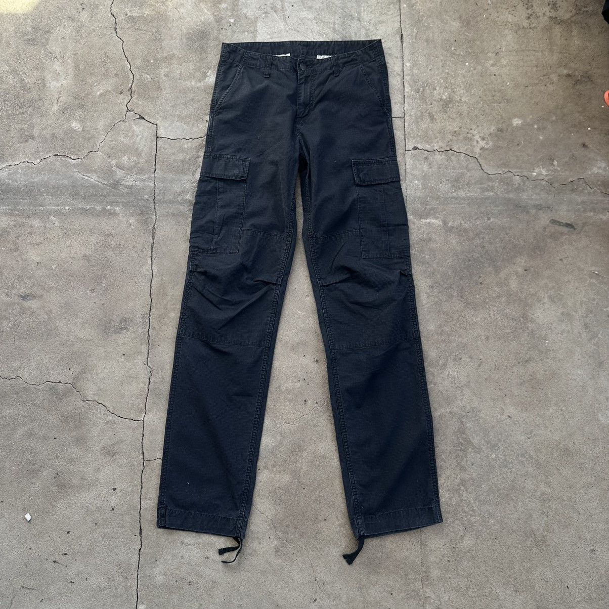 Carhartt Carhartt WiP Cargo regular Pants Black Multipocket Size US 31 - 7 Thumbnail