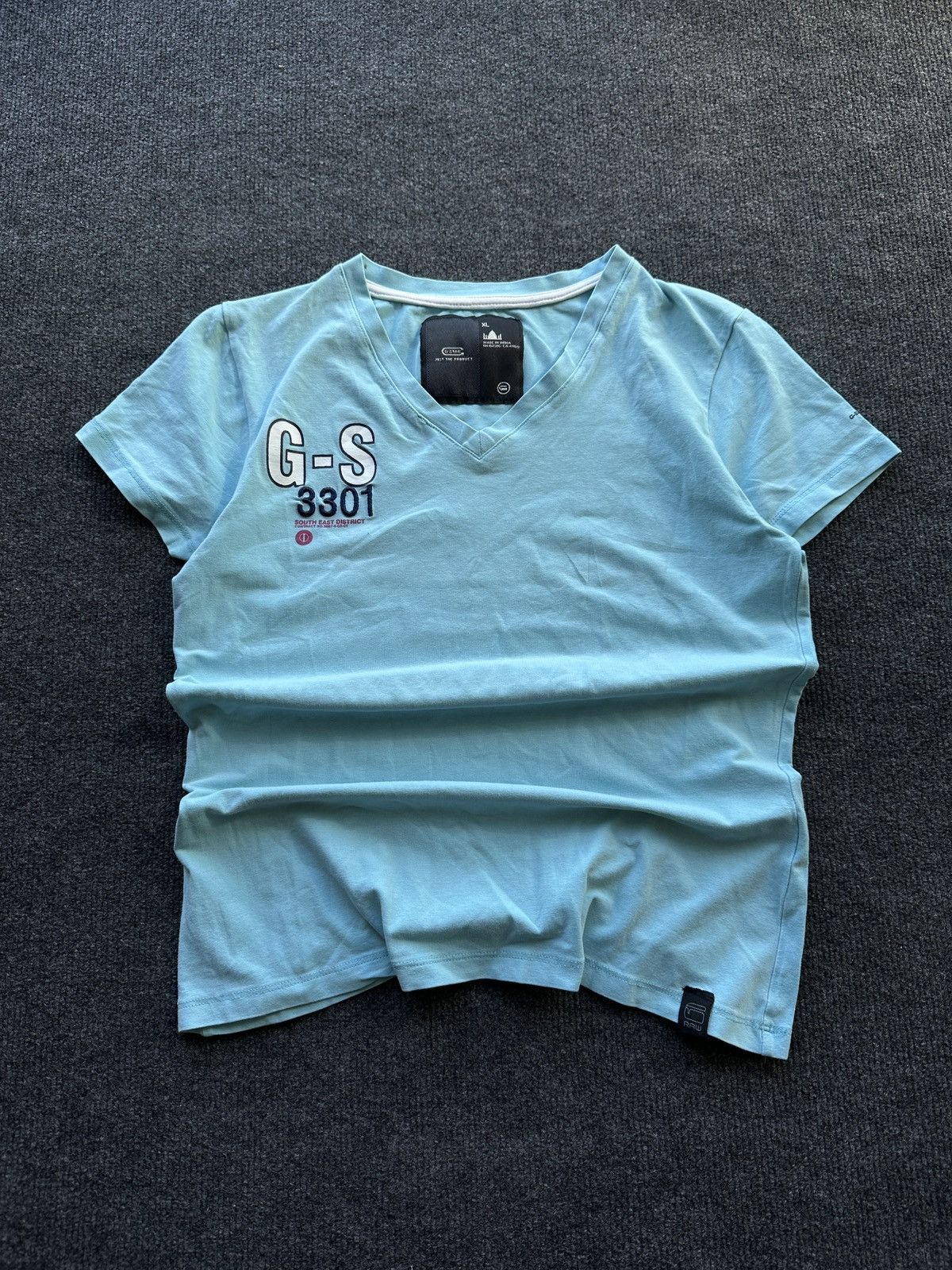 G-Star 🚨 G STAR RAW WMN Y2K VNTG V NECK BIG LOGO Size XL / US 12-14 / IT 48-50 - 2 Thumbnail