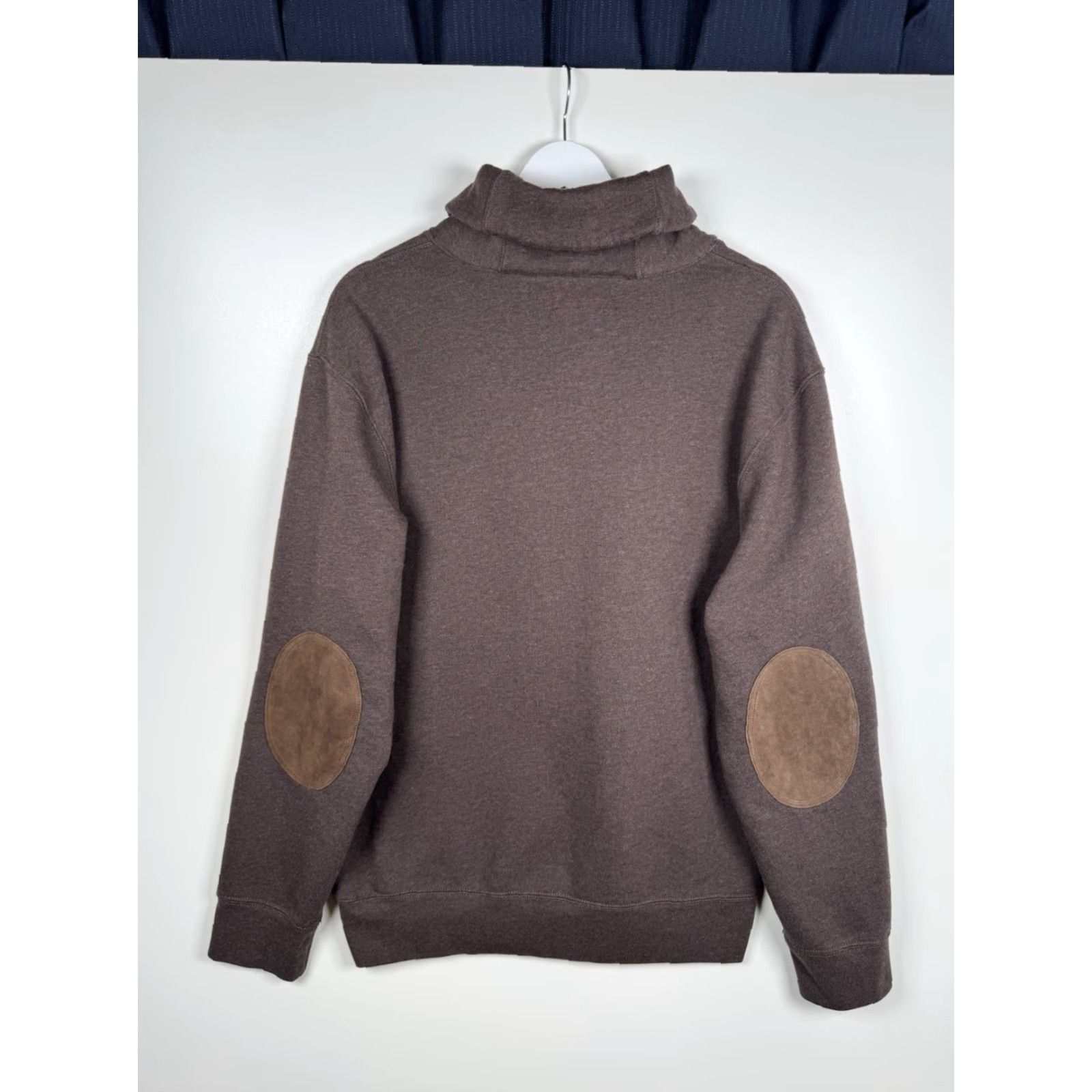 Ralph Lauren VINTAGE Ralph Lauren Shawl Collar Pullover Sweater Elbow Patches Brown XL Men's Size US XL / EU 56 / 4 - 2 Thumbnail