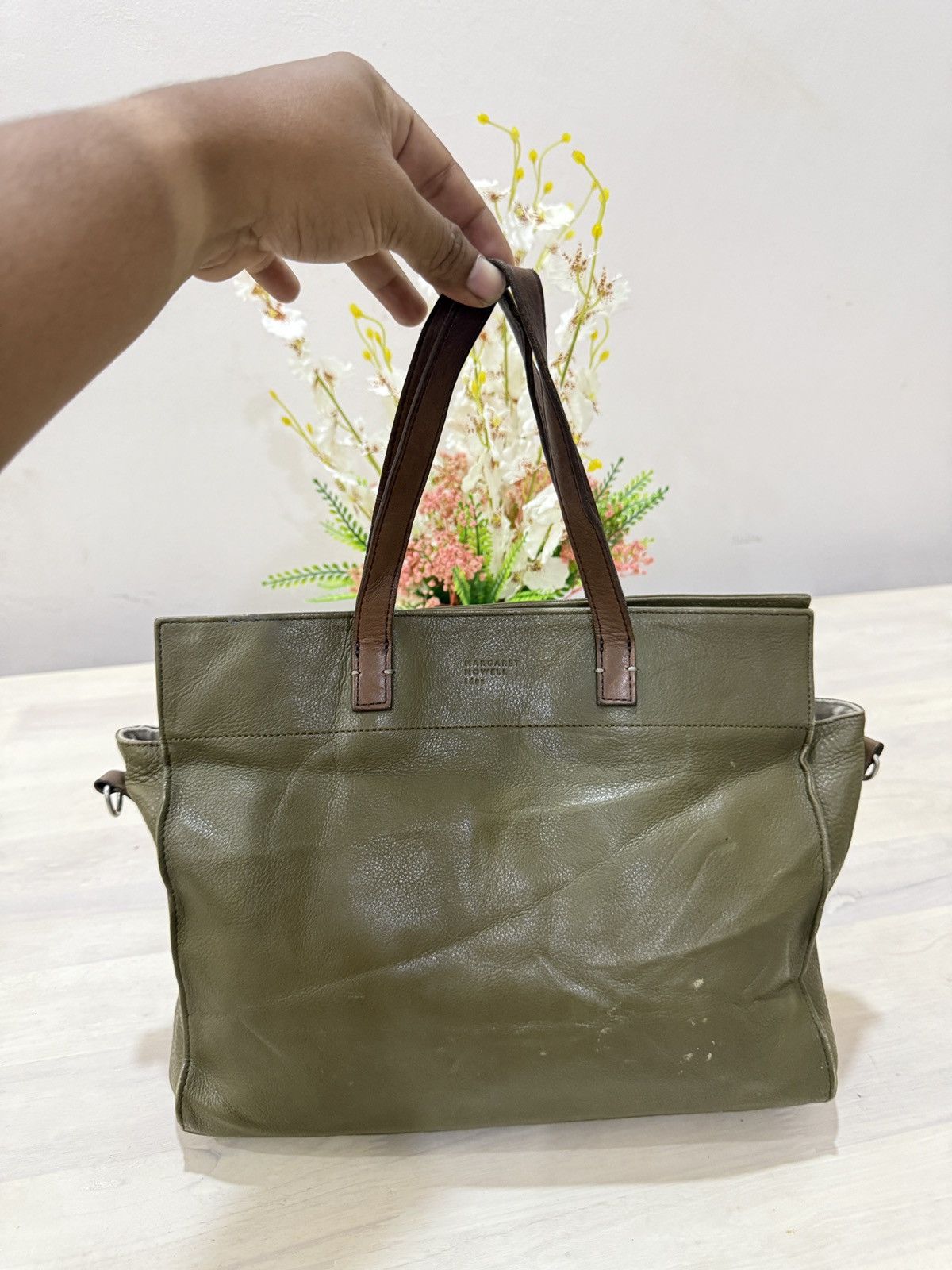 Margaret Howell 🔥🔥🔥ARCHIVE MARGARET HOWELL LEATHER BAG Size ONE SIZE - 1 Thumbnail