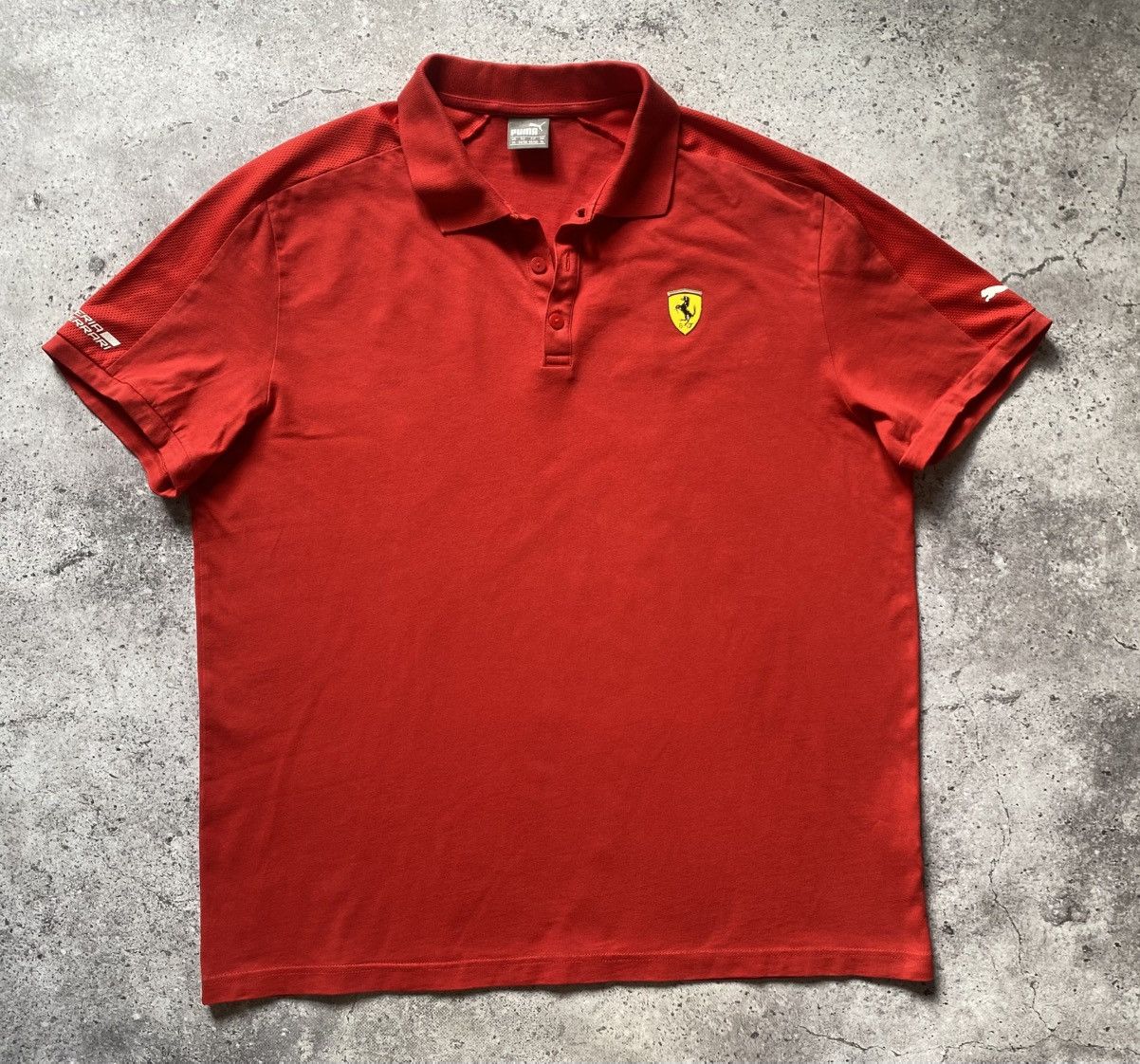 Ferrari × Puma Puma x Ferrari Scuderia Polo Shirt Red F1 Racing Formula 1 Size US XL / EU 56 / 4 - 1 Thumbnail