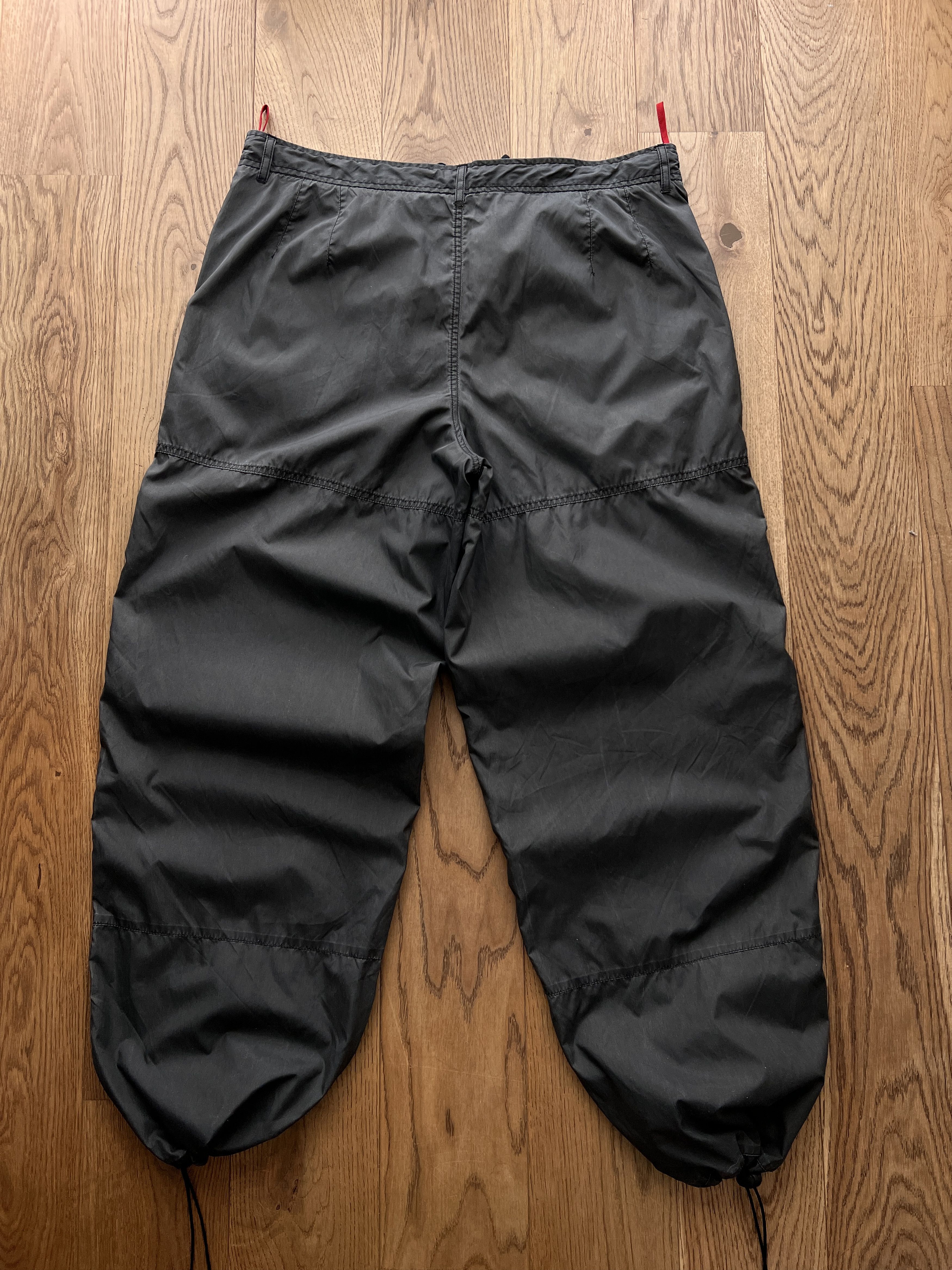 Prada Prada vintage nylon pant wide boxy baggy bondage rare luxury Size US 36 / EU 52 - 3 Thumbnail