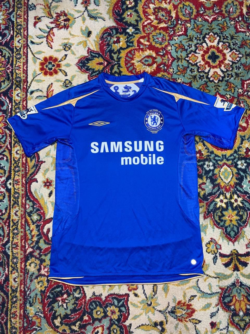 Adidas Umbro 2005-06 Chelsea Centenary Home Shirt Duff #11 Size US M / EU 48-50 / 2 - 1 Thumbnail