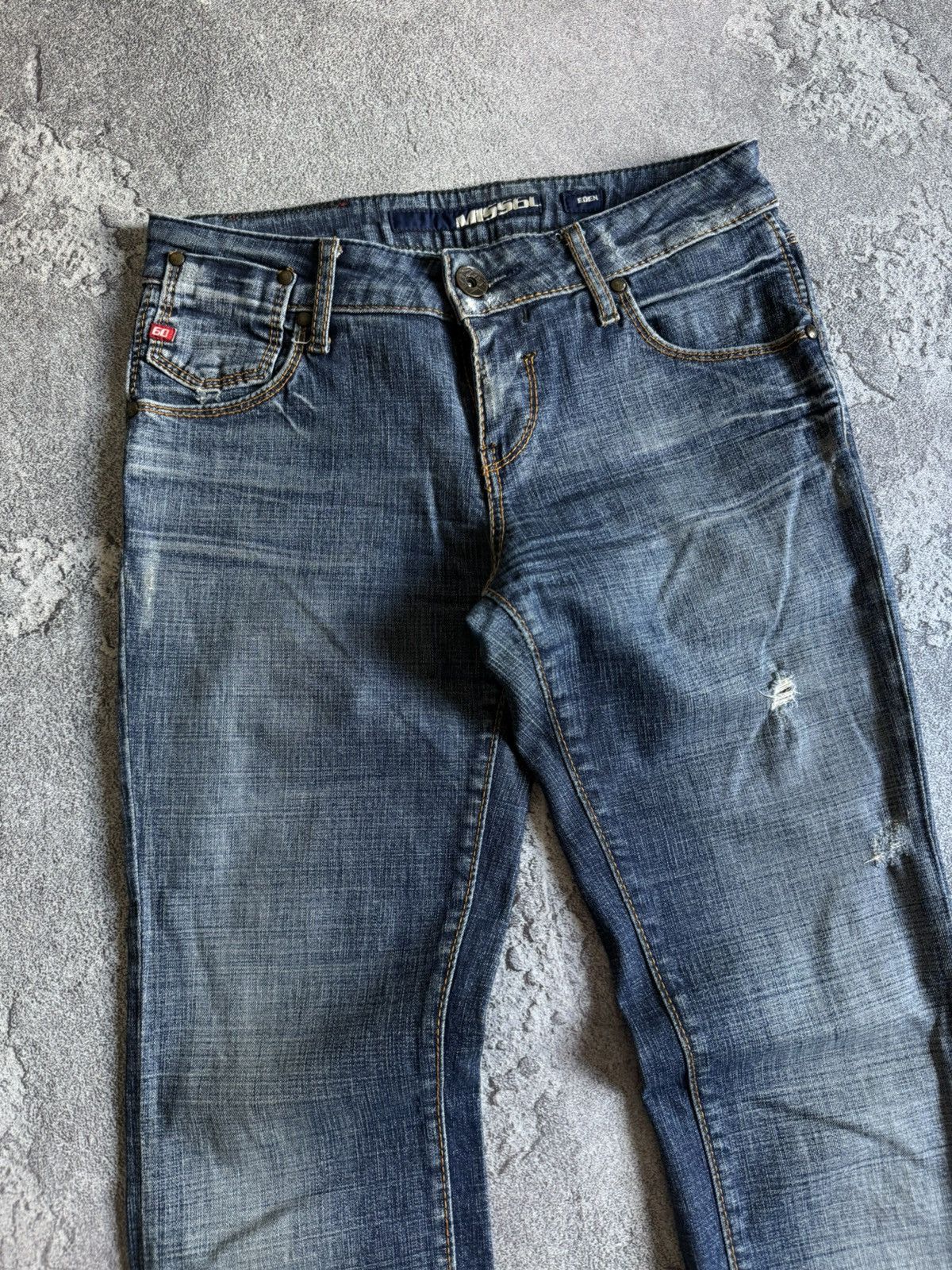 Miss Sixty Miss Sixty Eden 29size avantgarde jeans pants trousers y2k Size 29" - 9 Thumbnail