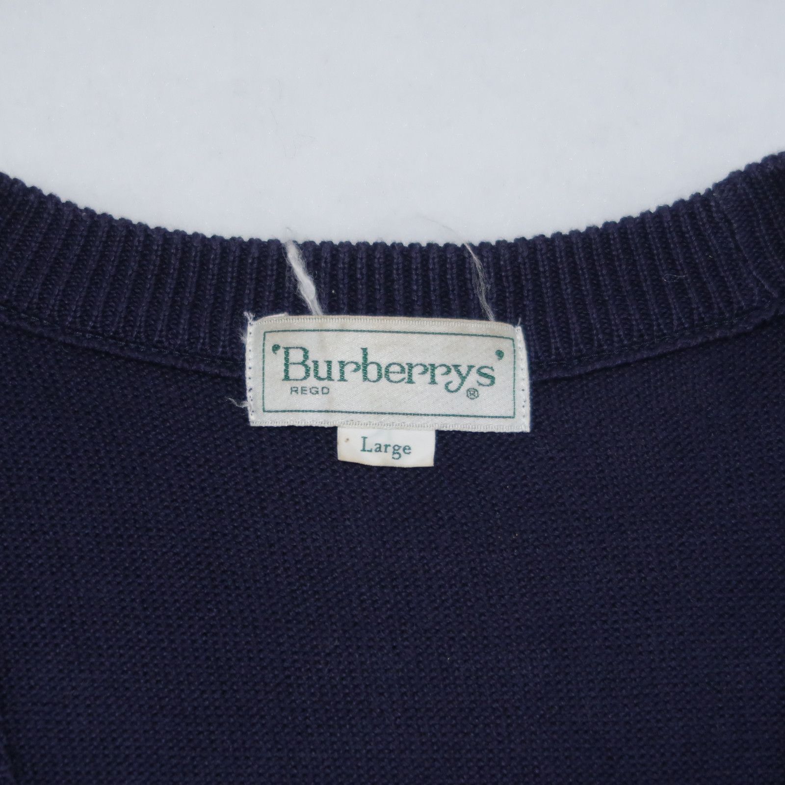 Burberry Vintage 90s Burberrys Golf Stripe Argyle Vest Distressed Size US M / EU 48-50 / 2 - 4 Thumbnail