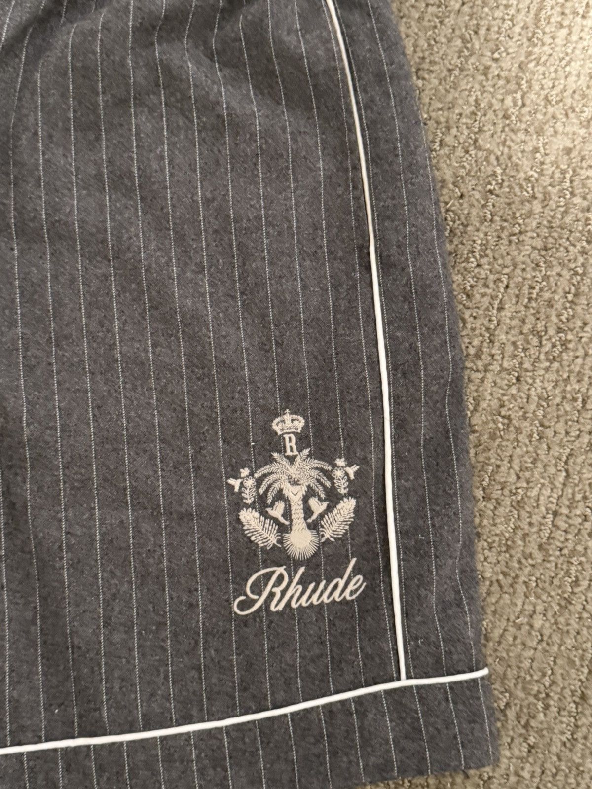 Rhude Rhude Pinstripe Shorts Size US 36 / EU 52 - 2 Thumbnail