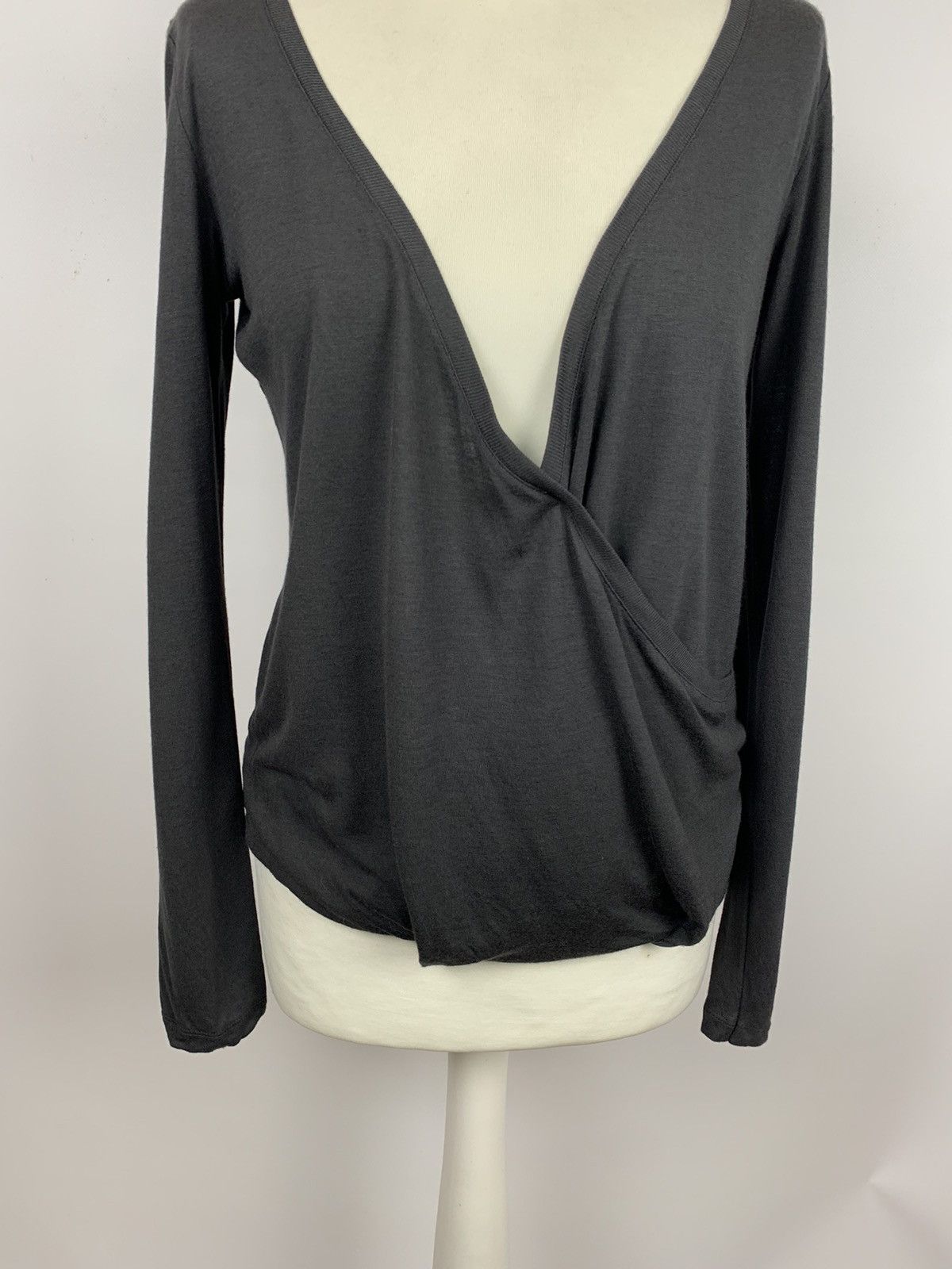 Allsaints Alllsaints Kerin LS Top Wrap Effect Long Sleeve Tee Ladies Size M / US 6-8 / IT 42-44 - 4 Thumbnail