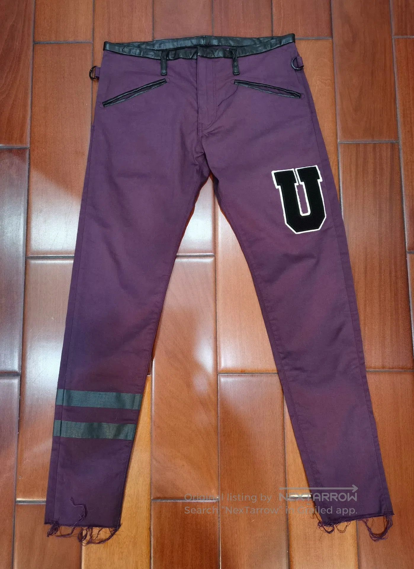 Undercover Undercover 18SS Leather Accent Pants. Size US 26 / EU 42 - 1 Thumbnail