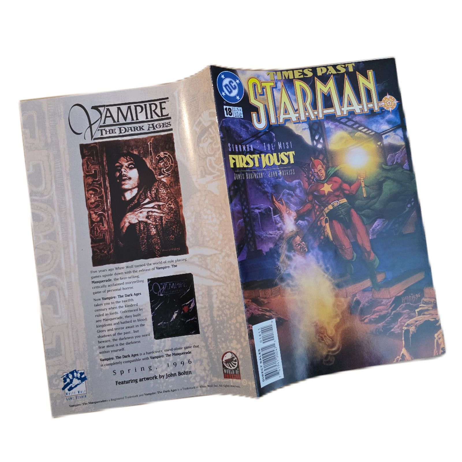 DC Comics Starman Vol 2 #18 NM 1996 DC Mist Comic (C) Size ONE SIZE - 2 Thumbnail