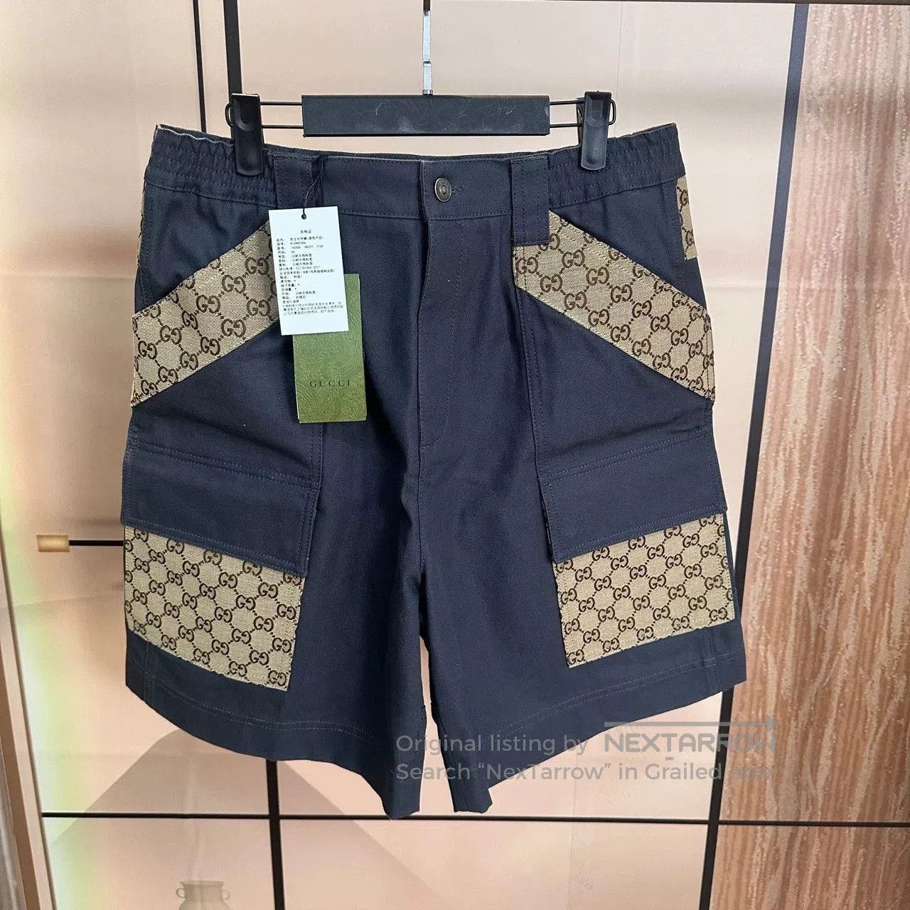 Gucci Gucci Monogram Patchwork Pocket Shorts 46. Size US 30 / EU 46 - 1 Thumbnail