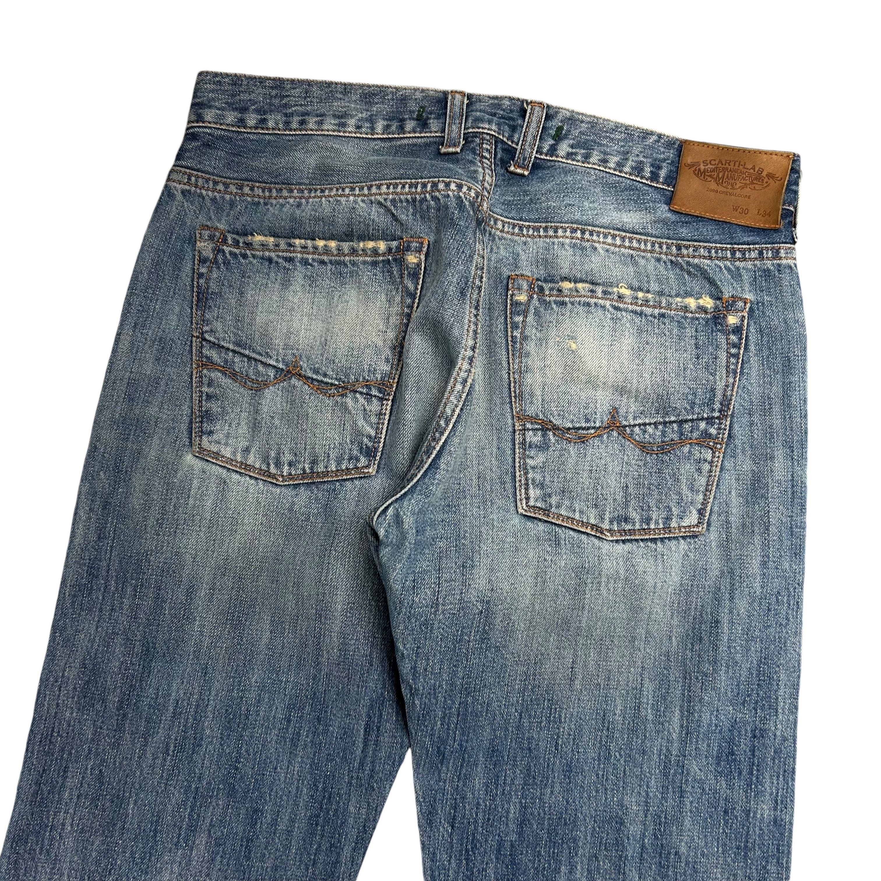 Scarti-Lab Scarti Lab Selvedge Straight Denim Jeans Cotton Blue 30 Size US 30 / EU 46 - 4 Thumbnail