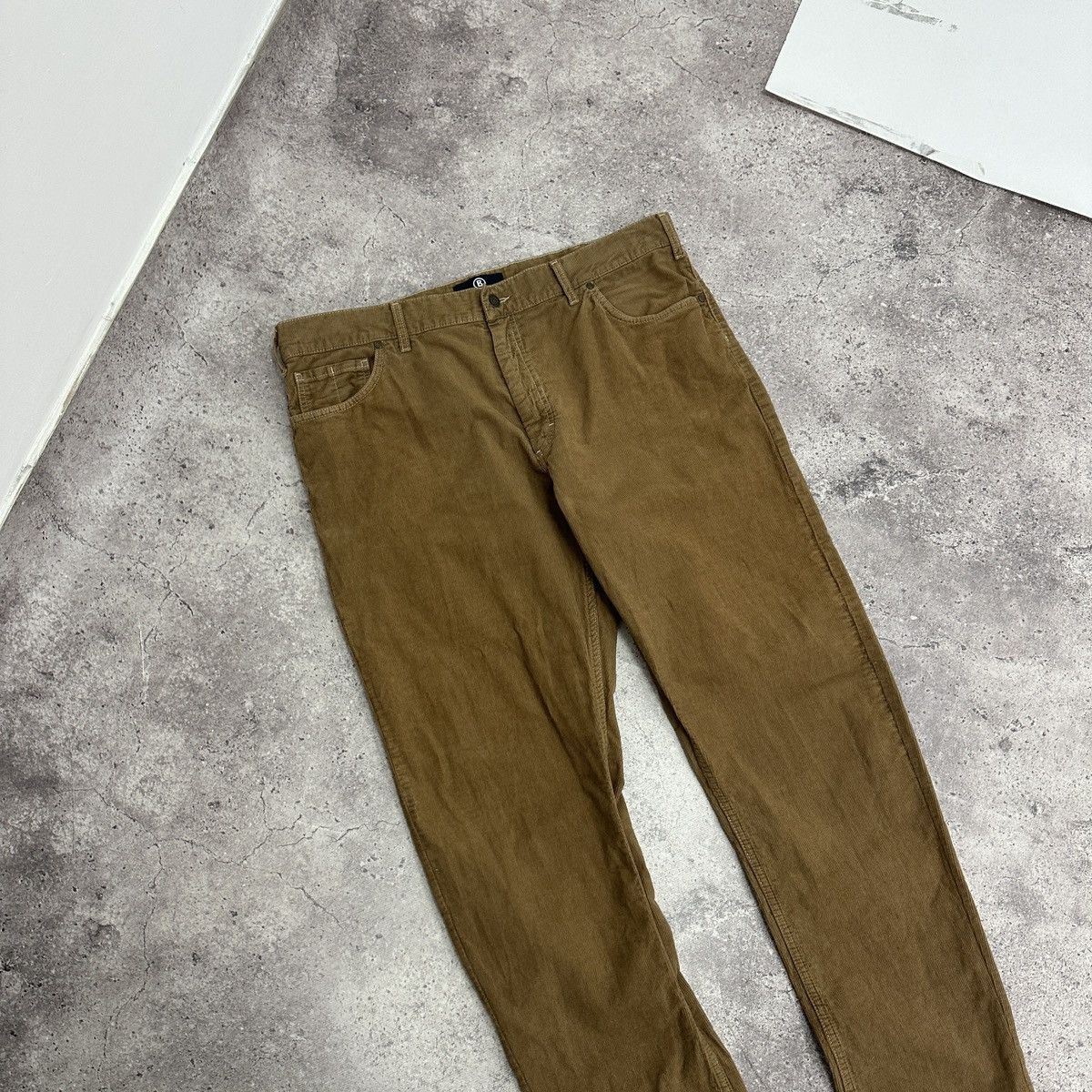 Vintage Vintage 00s Bogner Big Boy Corduroy Jeans straight 40x34 y2k Size US 40 / EU 56 - 5 Thumbnail