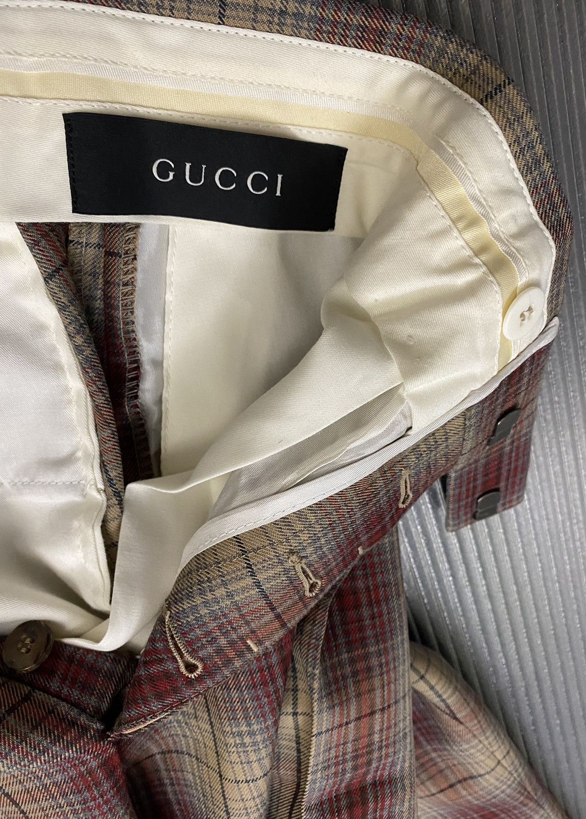Gucci Gucci 🇮🇹 night crawler wool cosmopolitan slacks 50 36 NEW Size US 36 / EU 52 - 2 Thumbnail