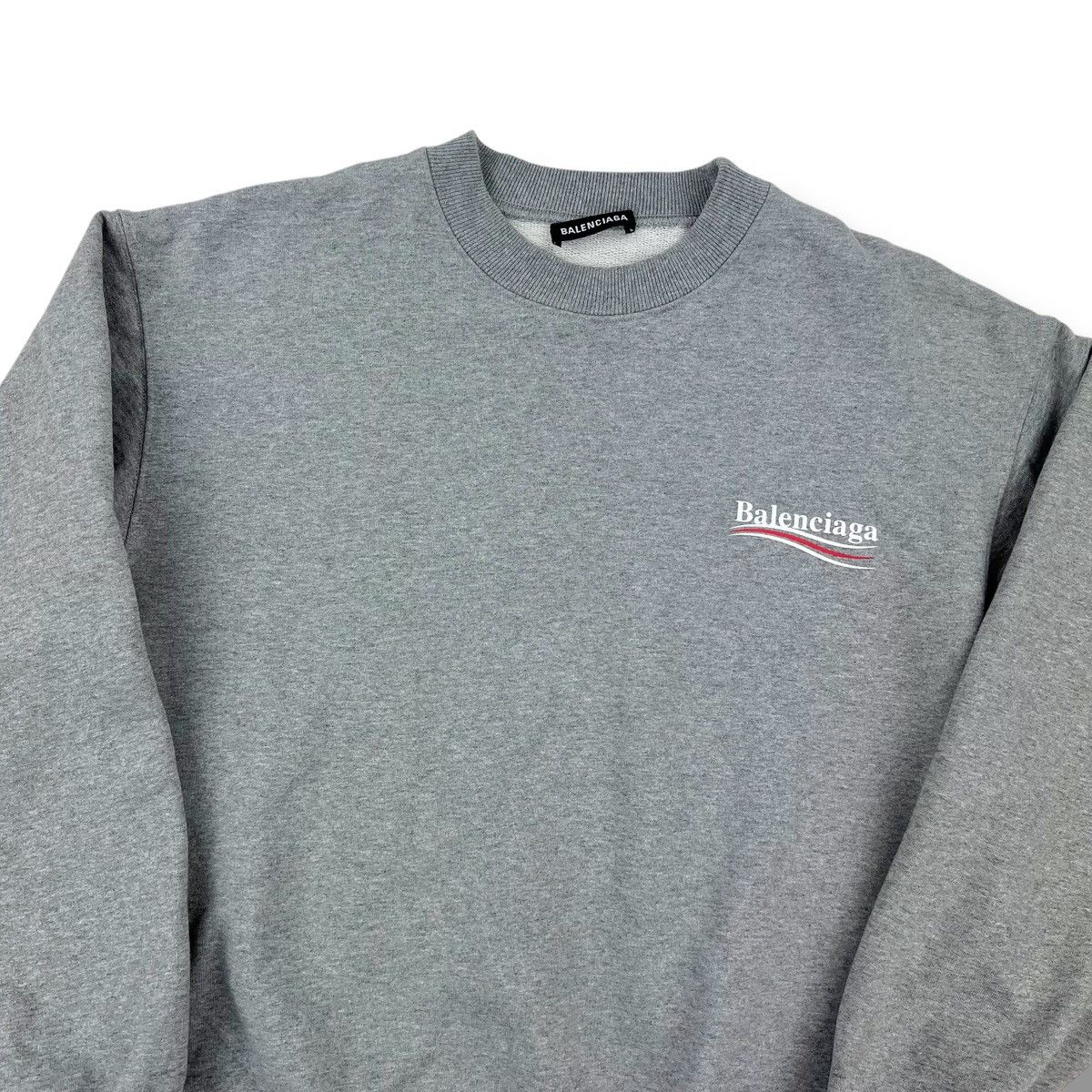 Balenciaga Balenciaga Campaign Logo Grey Sweatshirt Size US M / EU 48-50 / 2 - 1 Thumbnail