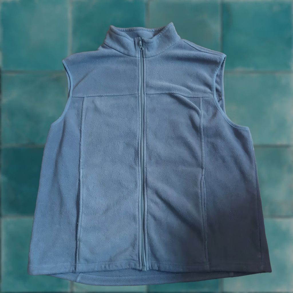 Bass Pro Shops Bass Pro Shops Vest Mens Sleeveless Gray Fleece Full Zip Front XL, Pockets, Thermal, Outdoor Fishing, Regular Fit, Polyester, China, Casual, Travel Size US XL / EU 56 / 4 - 1 Thumbnail