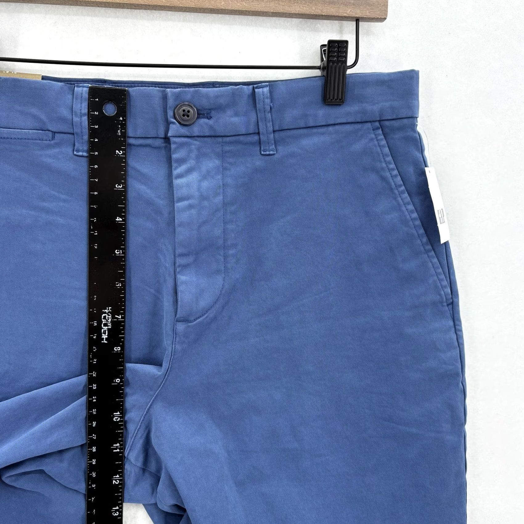 Gap Gap Khakis 8" Shorts Mens 31 Blue Chino Comfort Stretch GapFlex Casual Preppy Size US 31 - 6 Thumbnail