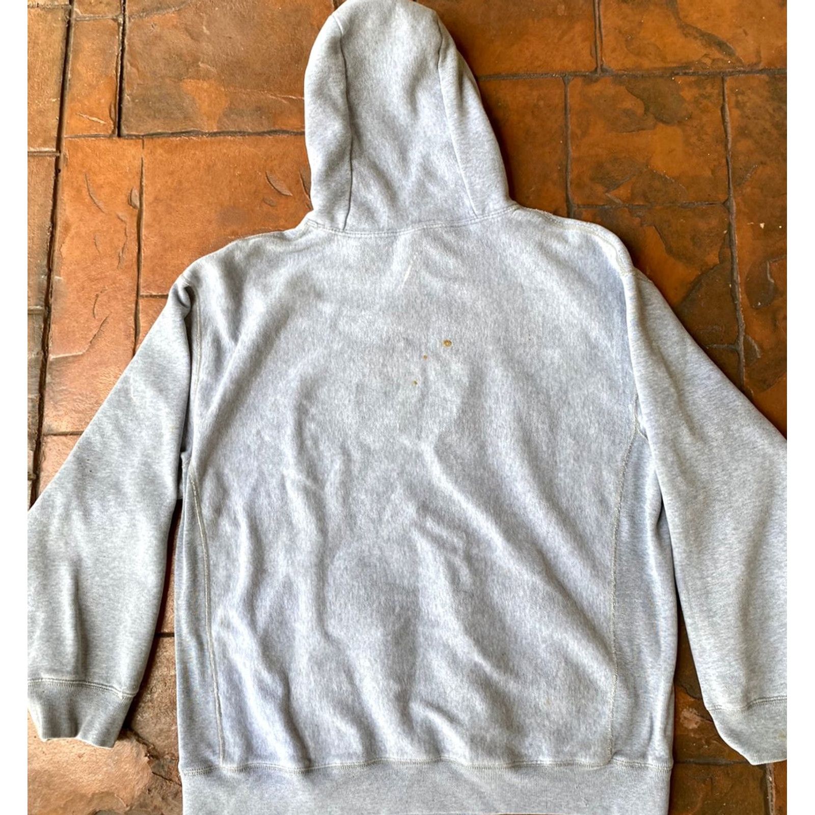 Gap Gap Hoodie Mens Large Grey Logo Embroidered Kangaroo Pockets Drawstring Pullover Sweatshirt Size US L / EU 52-54 / 3 - 2 Thumbnail