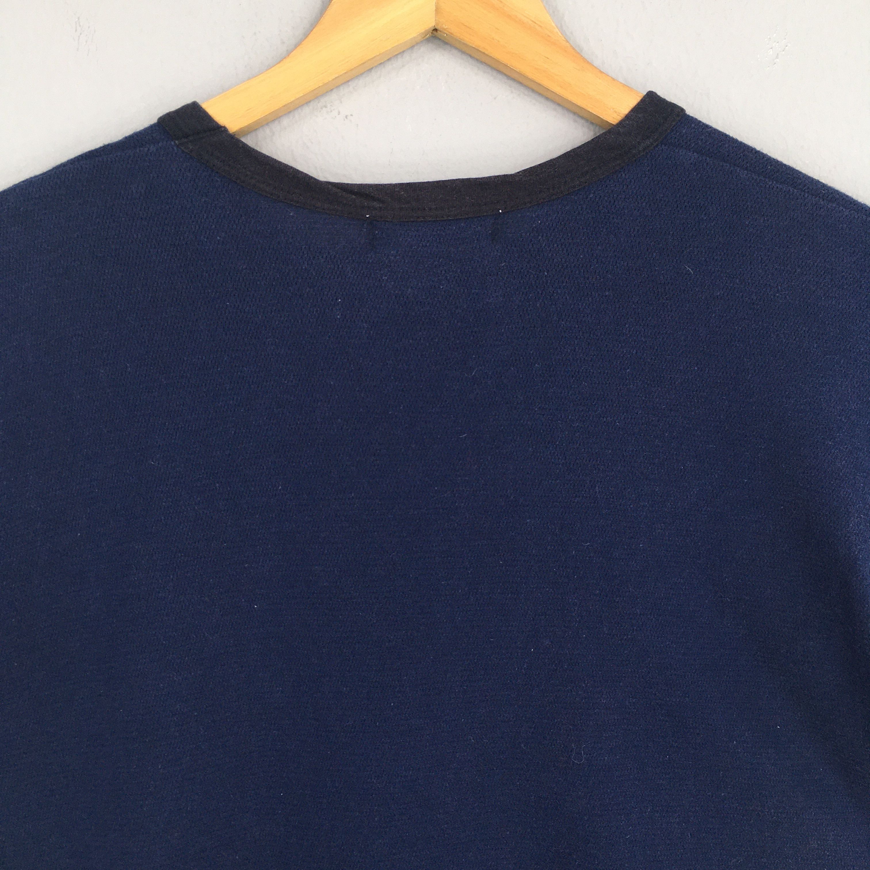 Comme des Garcons Vintage Comme Des Garcons Plain Blue Tshirt Medium Size US M / EU 48-50 / 2 - 8 Thumbnail