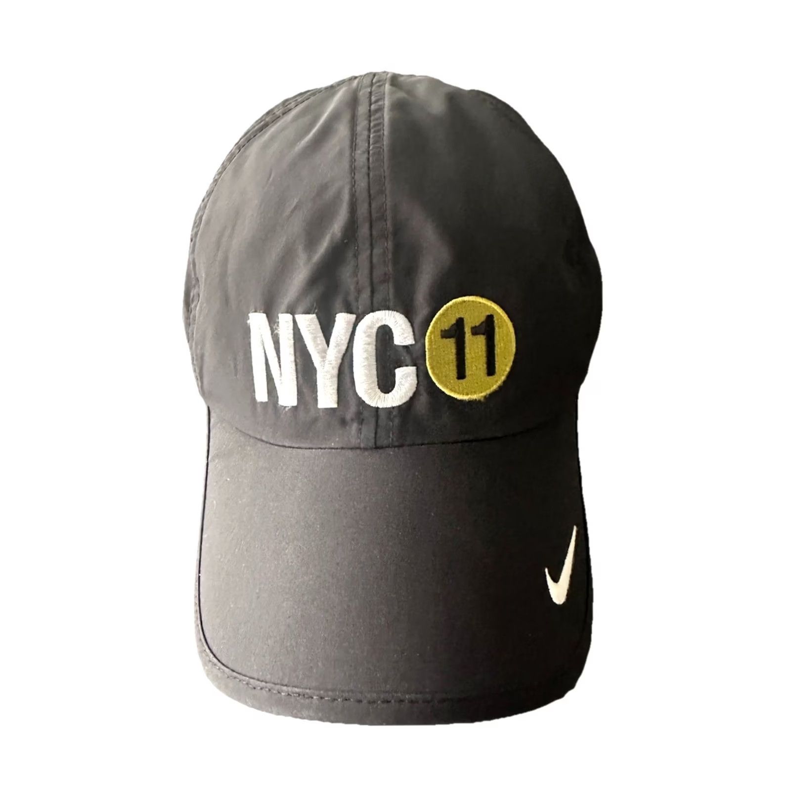 Nike Nike Hat NYC Cap RARE 6 Panel Strapback Black Dri-Fit One Size Unisex Adults City 2011 New York City Size ONE SIZE - 2 Thumbnail
