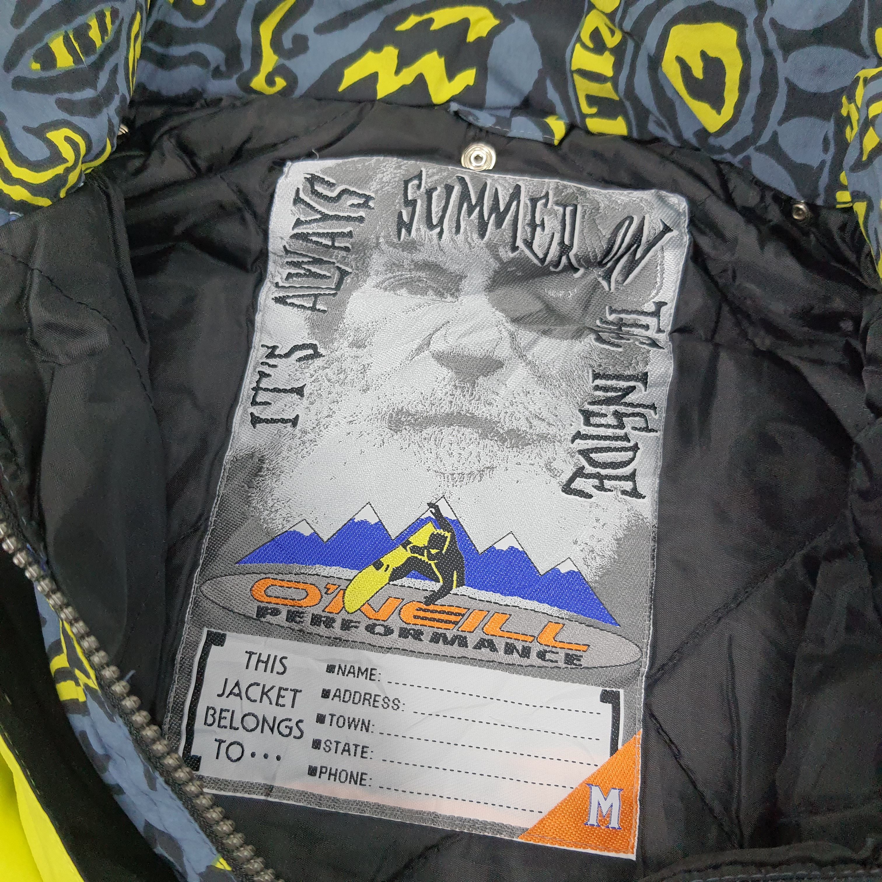 O'Neill × Vintage Vintage Oneill X-Pression Half Zipper With Hoodies Jacket Size US XXL / EU 58 / 5 - 6 Thumbnail