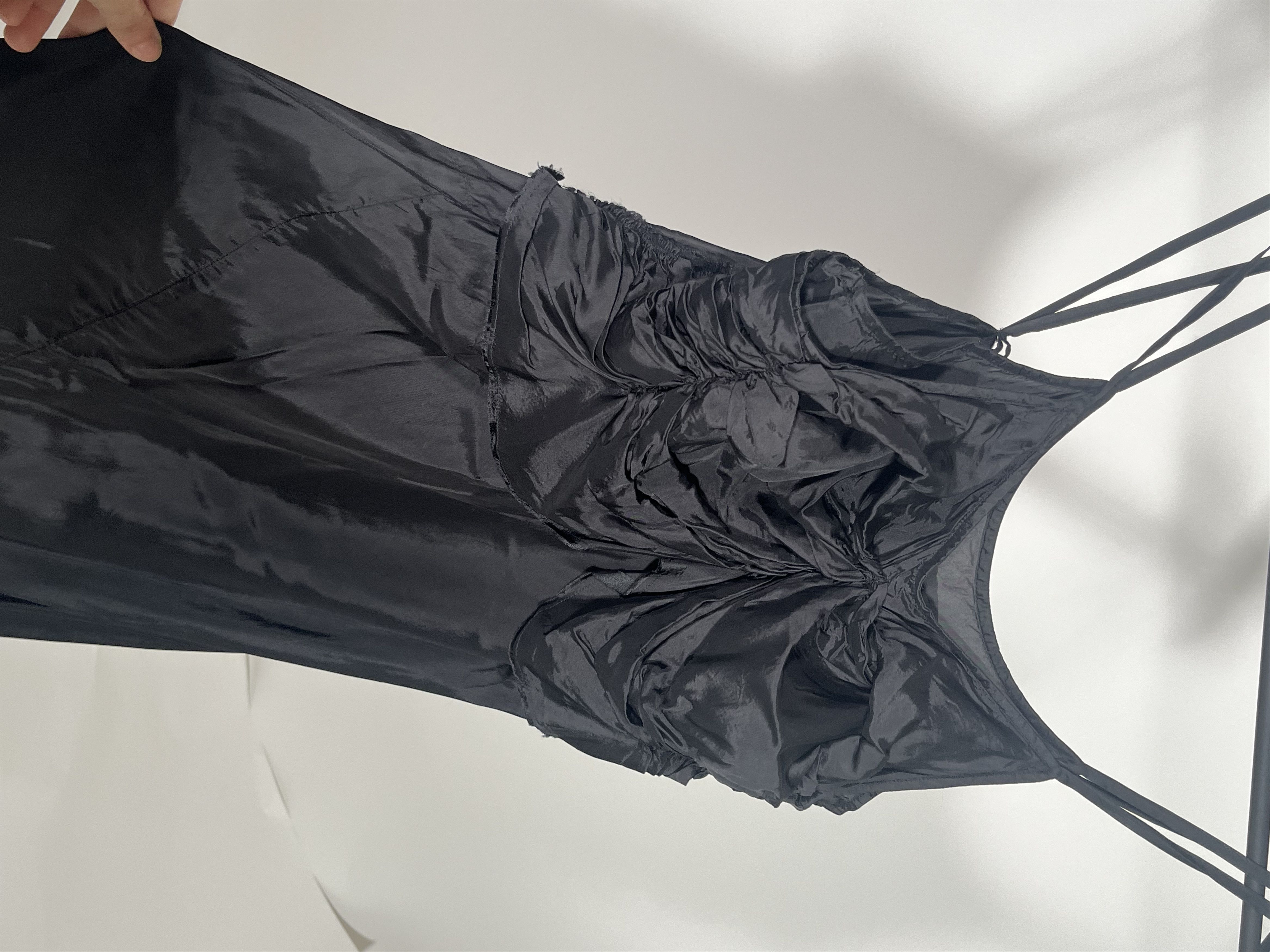 Comme des Garcons Ruched slip dress. Comme des Garçons - 2000s (rare archive). Size M / US 6-8 / IT 42-44 - 4 Thumbnail