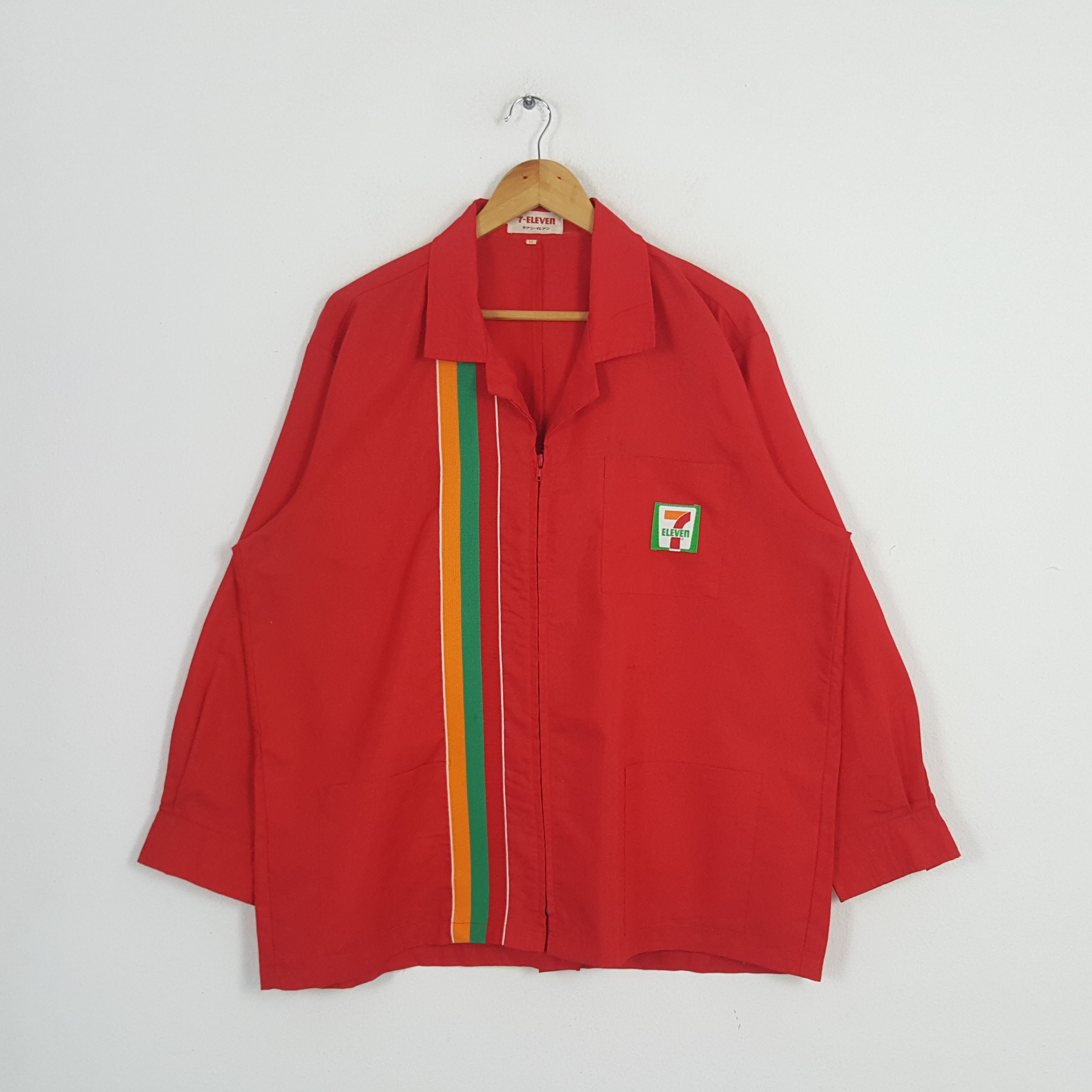Japanese Brand Vintage 7 Eleven Japanese Uniform Jacket C219N59 Size US XL / EU 56 / 4 - 1 Thumbnail