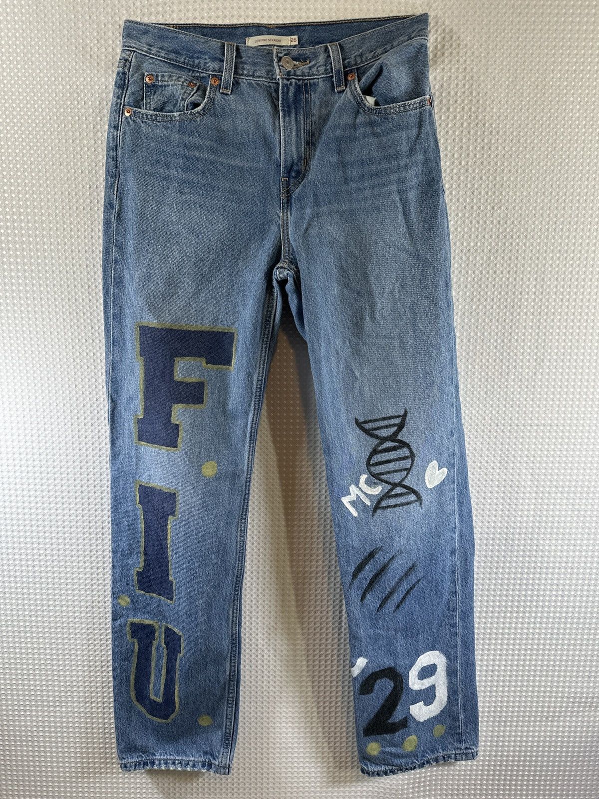 Levi's Levi’s LOW PRO CUSTOM FIU JEANS Size 26" / US 2 / IT 38 - 1 Thumbnail