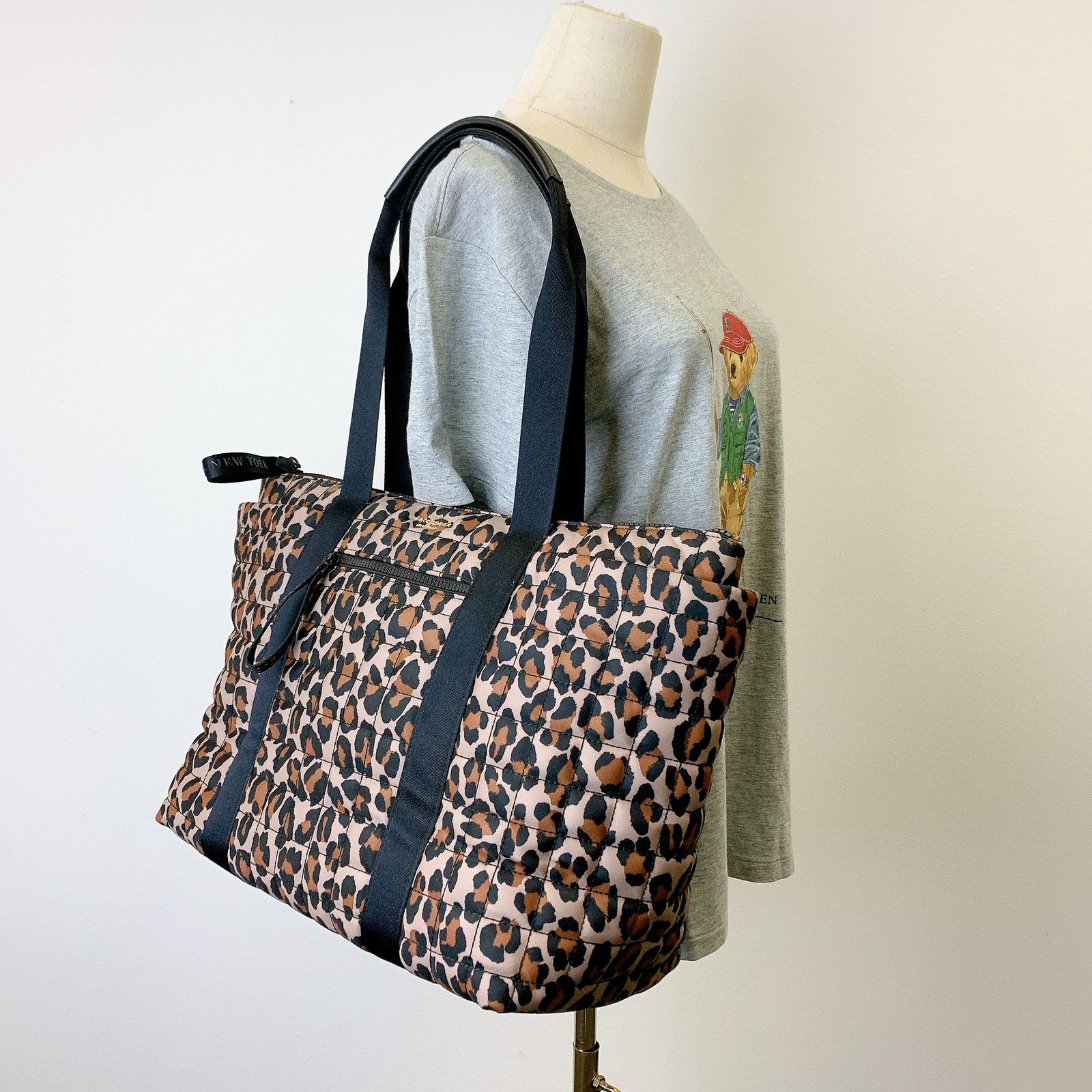 Kate Spade Kate Spade KH406 Camden Quilted Leopard Large Tote IN Brown Size ONE SIZE - 1 Thumbnail