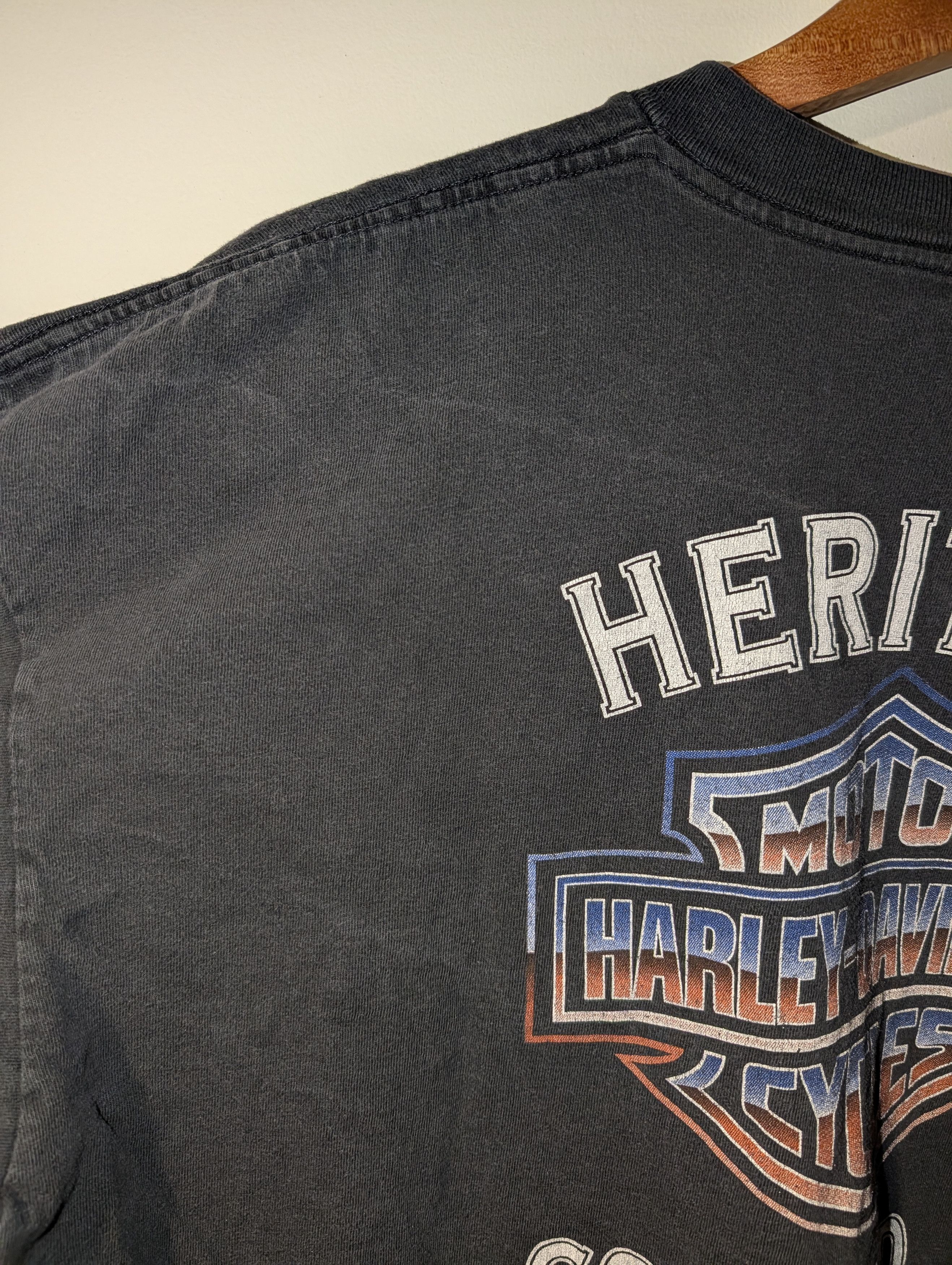 Harley Davidson Vintage 1997 Harley Davidson Motorcycle American Long-Sleeve Size US XXL / EU 58 / 5 - 9 Thumbnail