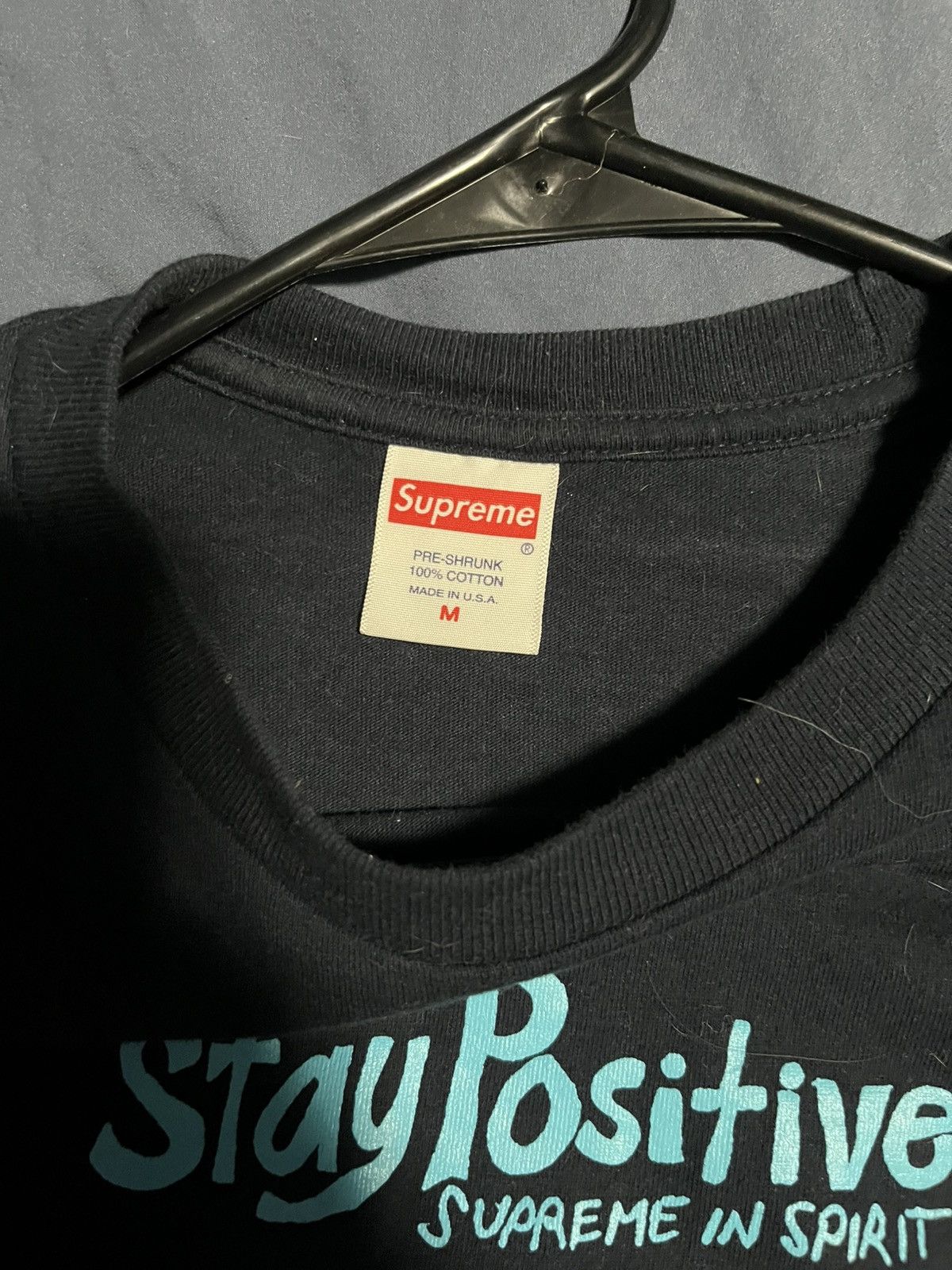Supreme Supreme Stay Positive Tee Size US M / EU 48-50 / 2 - 3 Thumbnail
