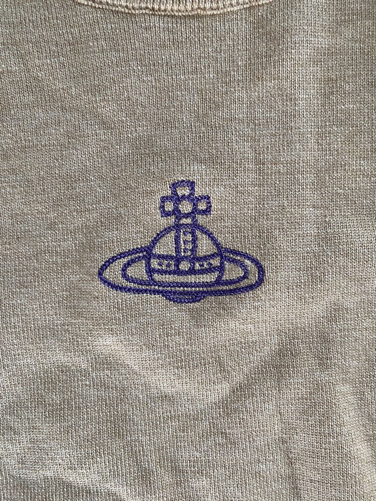 Vivienne Westwood Vintage Vivienne Westwood Central Logo Wool Sweater Rare Y2K Size S / US 4 / IT 40 - 6 Thumbnail