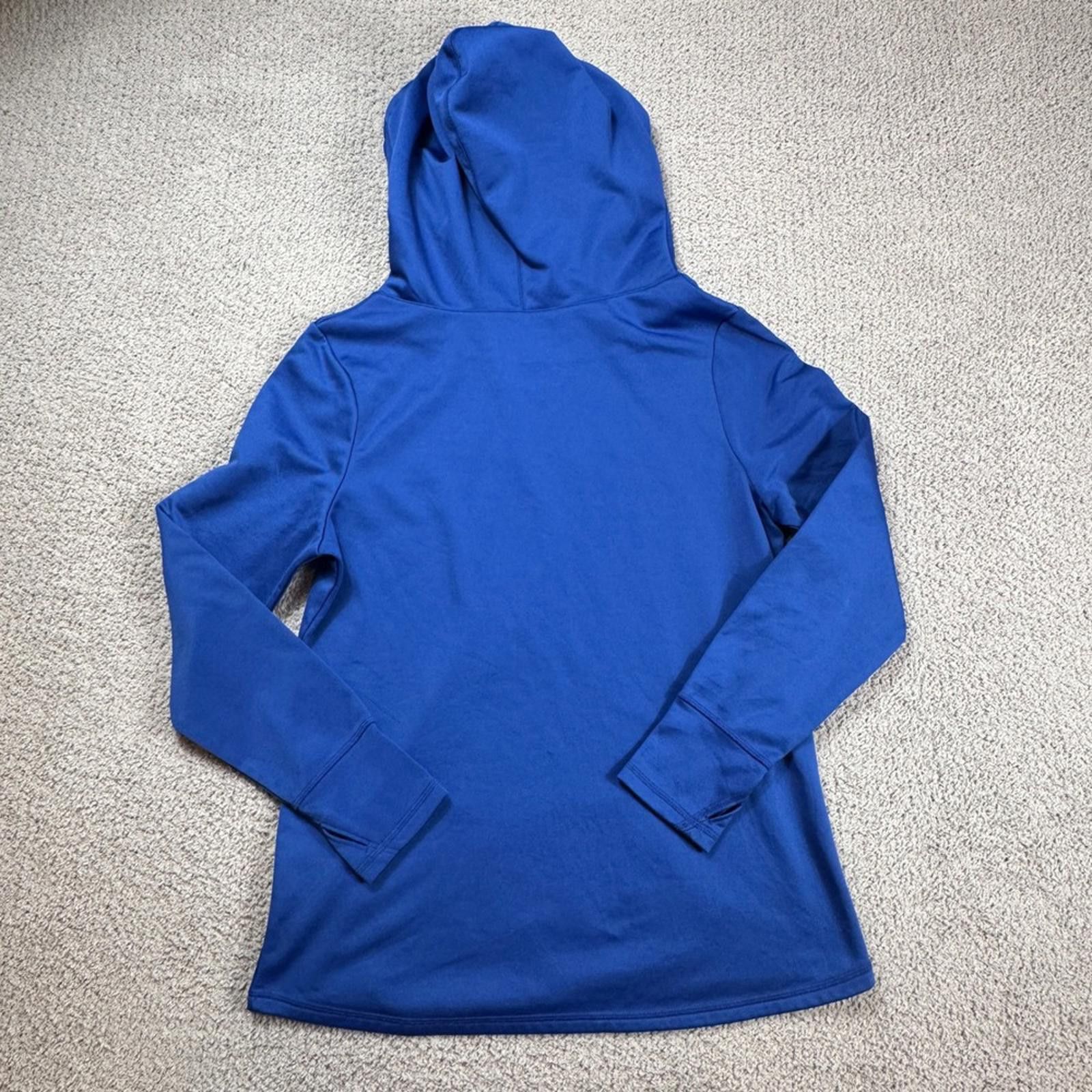 Majestic New York Rangers Therma Base Hoodie Blue Cowl Neck Mens Size US L / EU 52-54 / 3 - 3 Thumbnail
