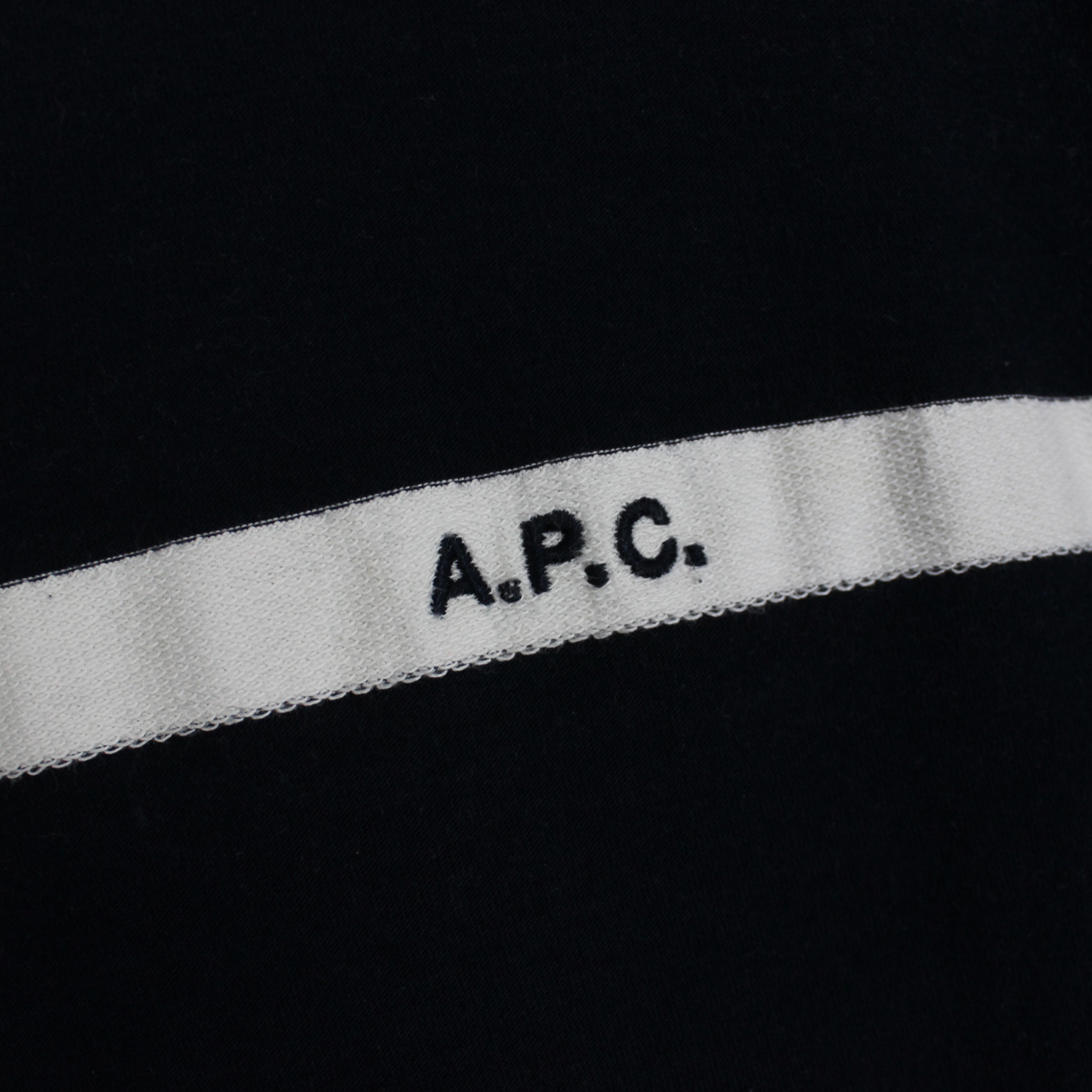 A.P.C. A.P.C t shirt men logo cotton navy blue s Size US S / EU 44-46 / 1 - 3 Thumbnail
