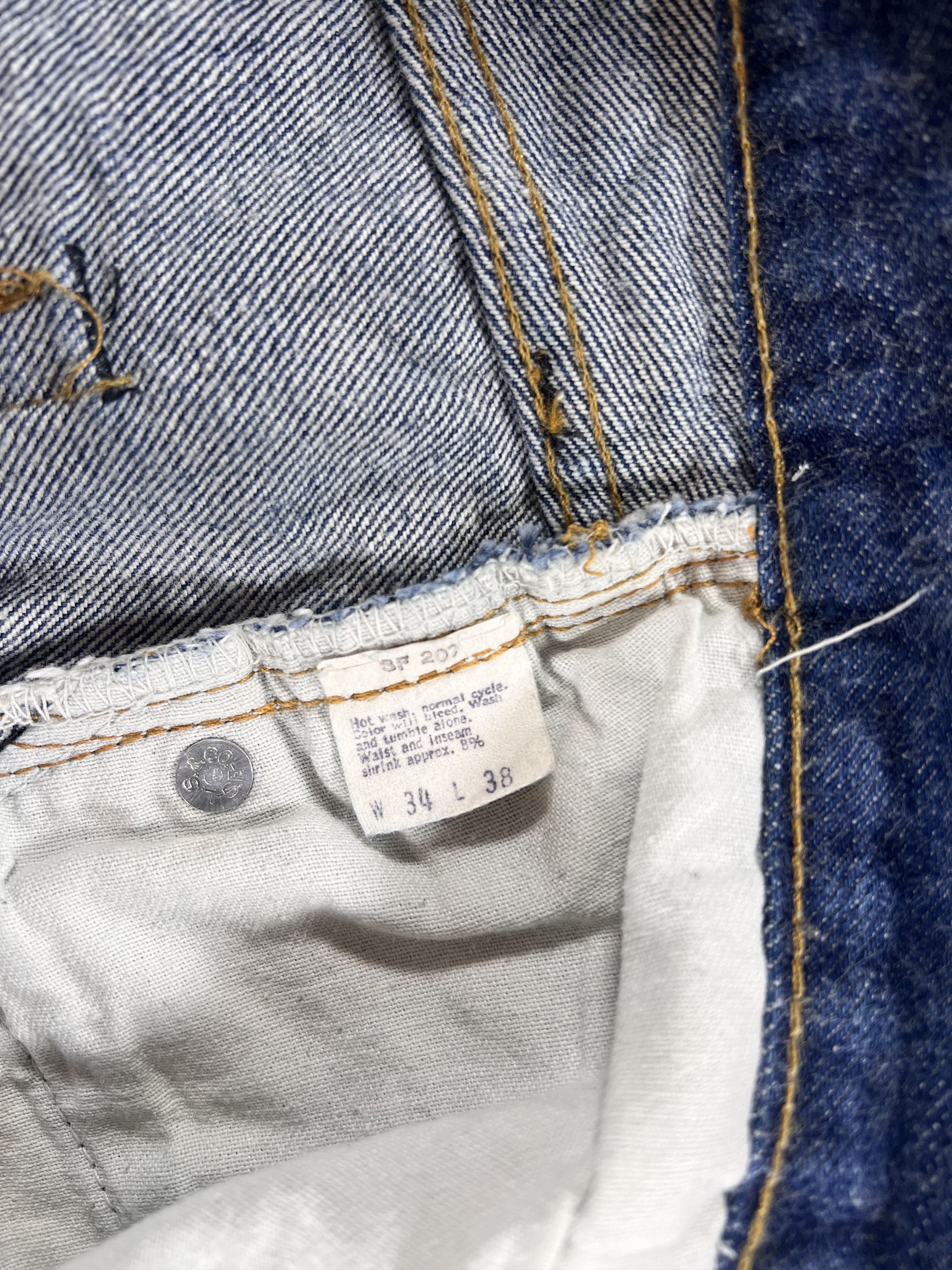Levi's Vintage Levi’s 501 Redline Selvedge USA 30x34 Size US 30 / EU 46 - 7 Thumbnail