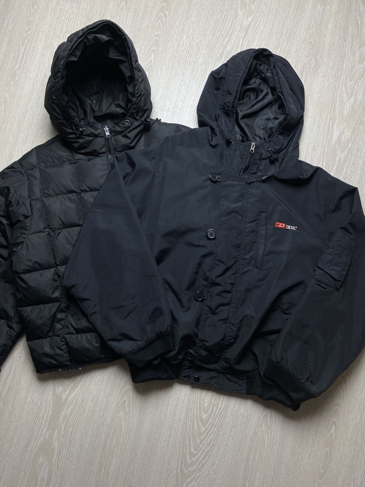 Diesel Vintage DIESEL Industry Jacket with Down Liner Size L Black Size US L / EU 52-54 / 3 - 3 Thumbnail