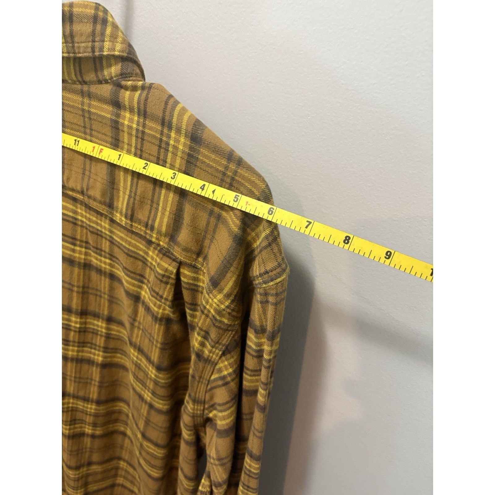 Carhartt Carhartt Medium Brown Yellow Plaid Flannel Shirt Relaxed Fit Size US M / EU 48-50 / 2 - 6 Thumbnail