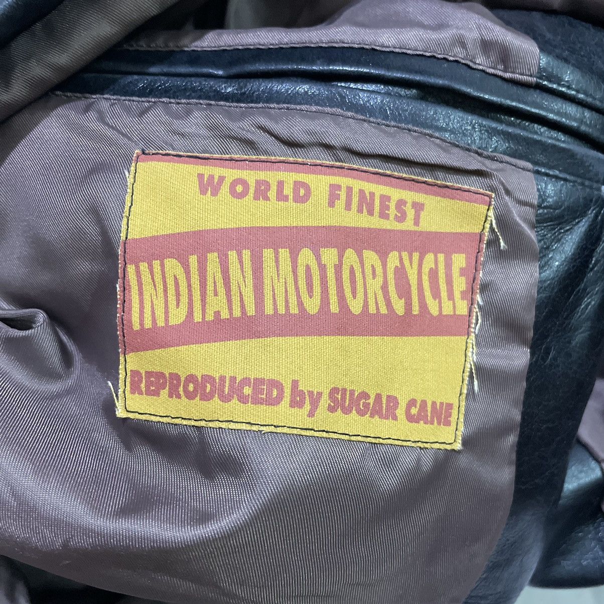 Indian Motorcycle × Sugar Cane × Toyo Enterprises Indian Motorcycle Sugar Cane Blazer Steerhide Leather Jacket Size US M / EU 48-50 / 2 - 3 Thumbnail