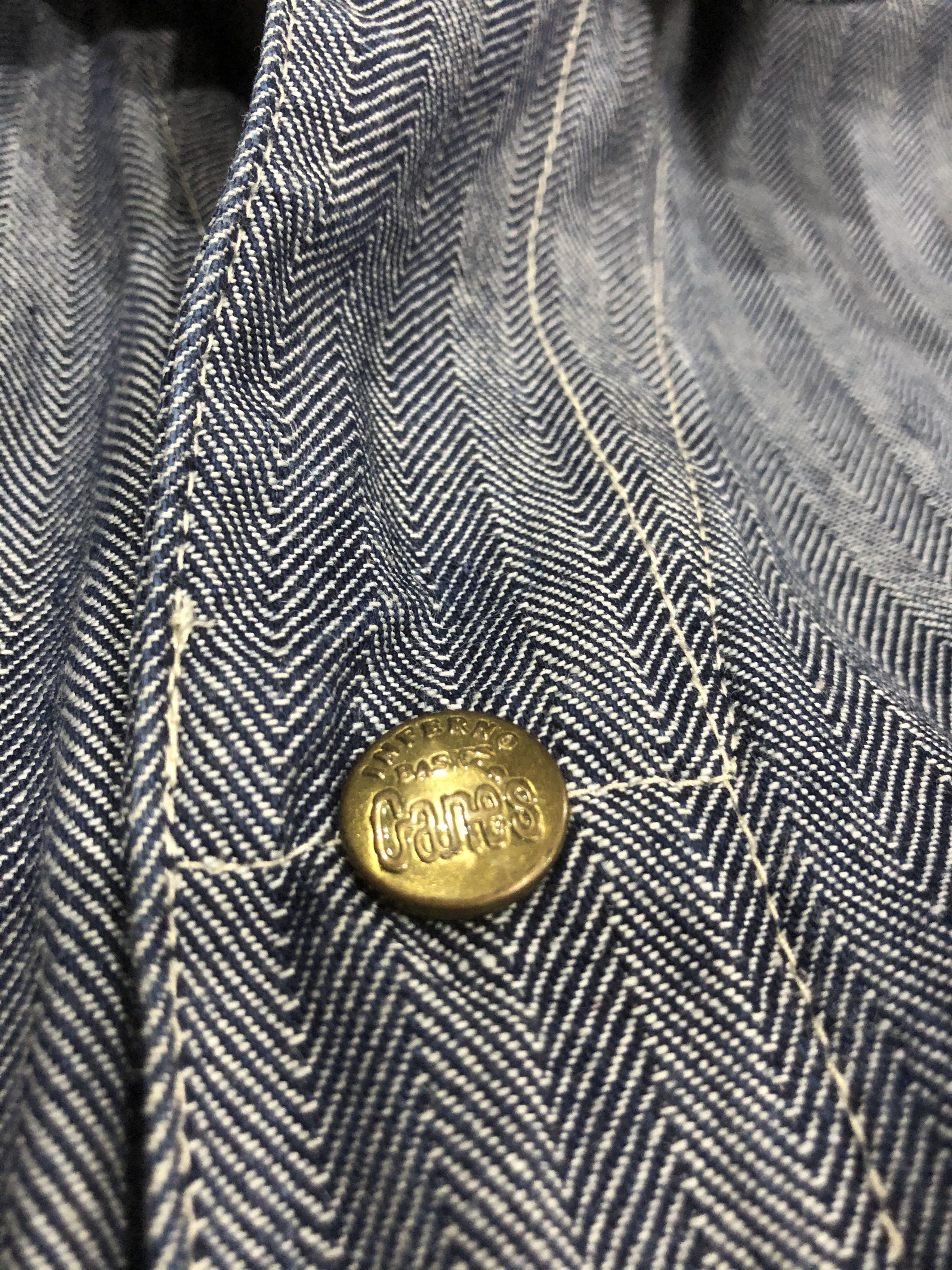 Sugar Cane Sugar Cane HBT Herringbone Twill Selvedge Work Jacket Size US M / EU 48-50 / 2 - 7 Thumbnail