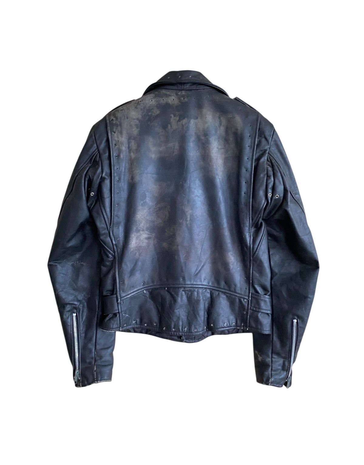 Cooper Vintage Brand Cooper Double Collar Leather Jacket 1970s Size US M / EU 48-50 / 2 - 2 Thumbnail