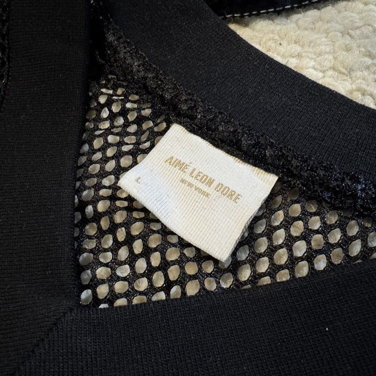 Aime Leon Dore Aime Leon Dore Stadium Cropped Practice Jersey Jet Black Size US L / EU 52-54 / 3 - 5 Thumbnail