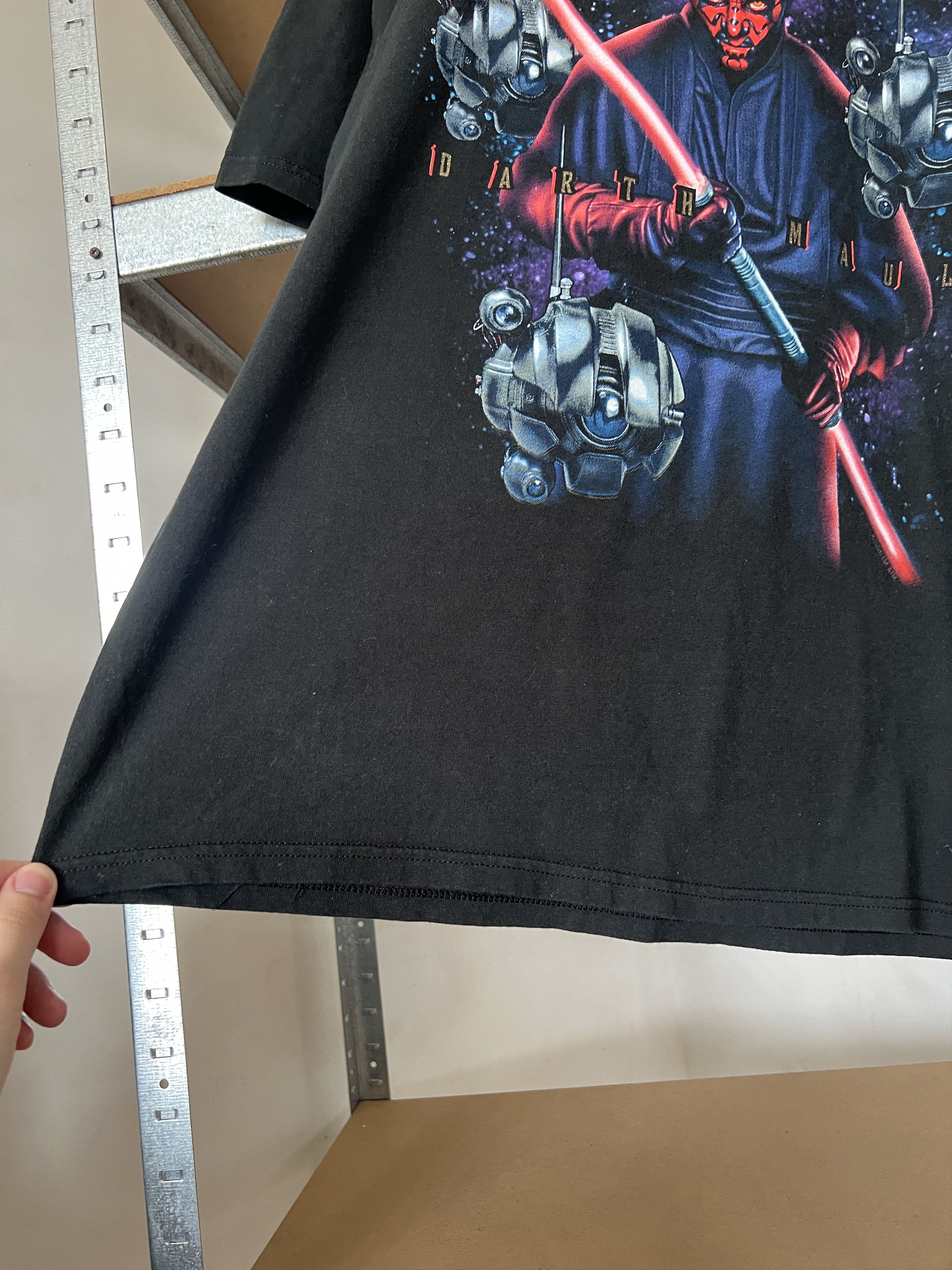 Vintage Vintage 90s Star Wars Darth Maul Episode 1 Movie T-shirt Size US XL / EU 56 / 4 - 8 Thumbnail