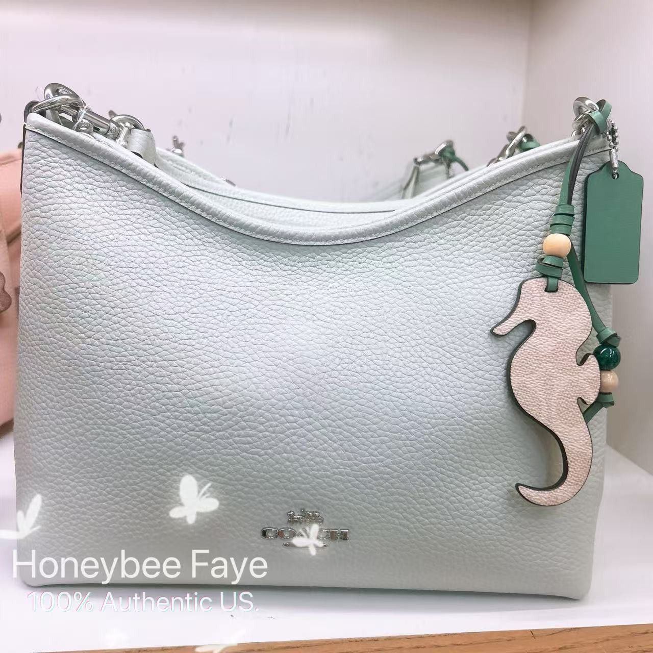 Coach Laurel Shoulder Bag With Seahorse Charm CBH82 Size ONE SIZE - 3 Thumbnail