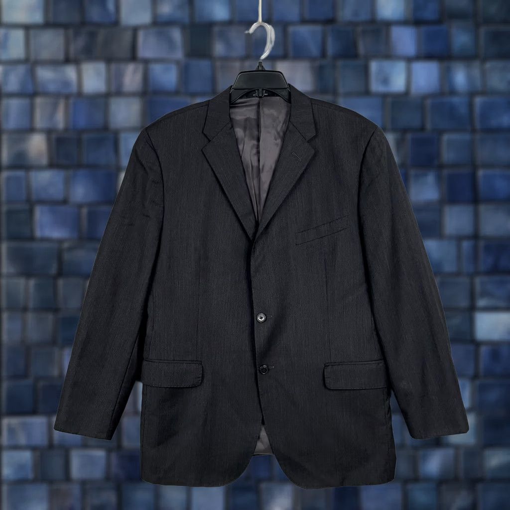 Ermenegildo Zegna Ermenegildo Zegna Jacket Mens 44 Gray Blazer 44R Wool Silk Saks Fifth Avenue USA Made Size 44R - 1 Thumbnail