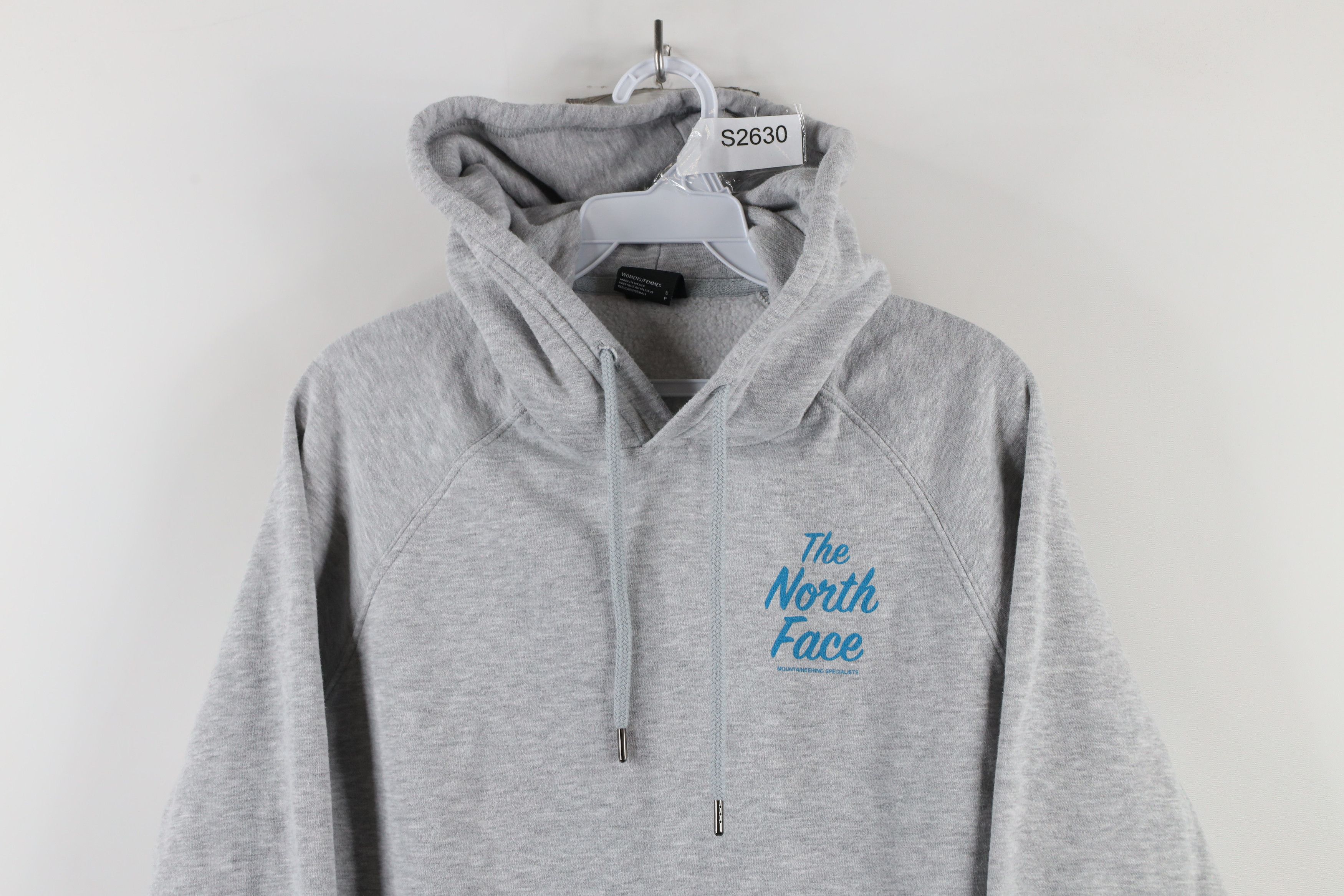 The North Face × Vintage Vintage The North Face Script Hoodie Sweatshirt Gray Size S / US 4 / IT 40 - 2 Thumbnail