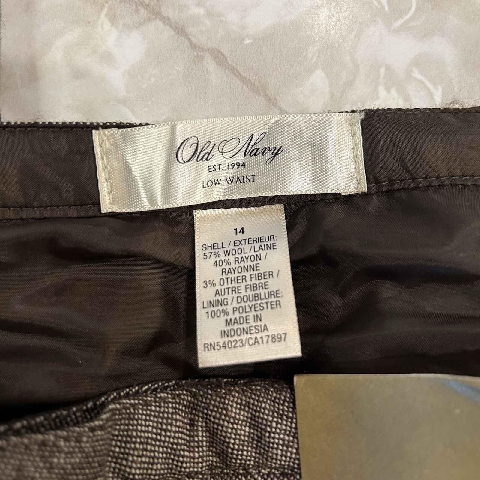 Old Navy Old Navy Womens Size 14 Low Waist Dress Pants Size 36" / US 14 / IT 50 - 2 Thumbnail